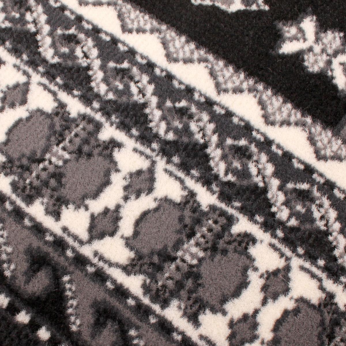 Malak Circular Rugs in Black by Rugstyle – image 1