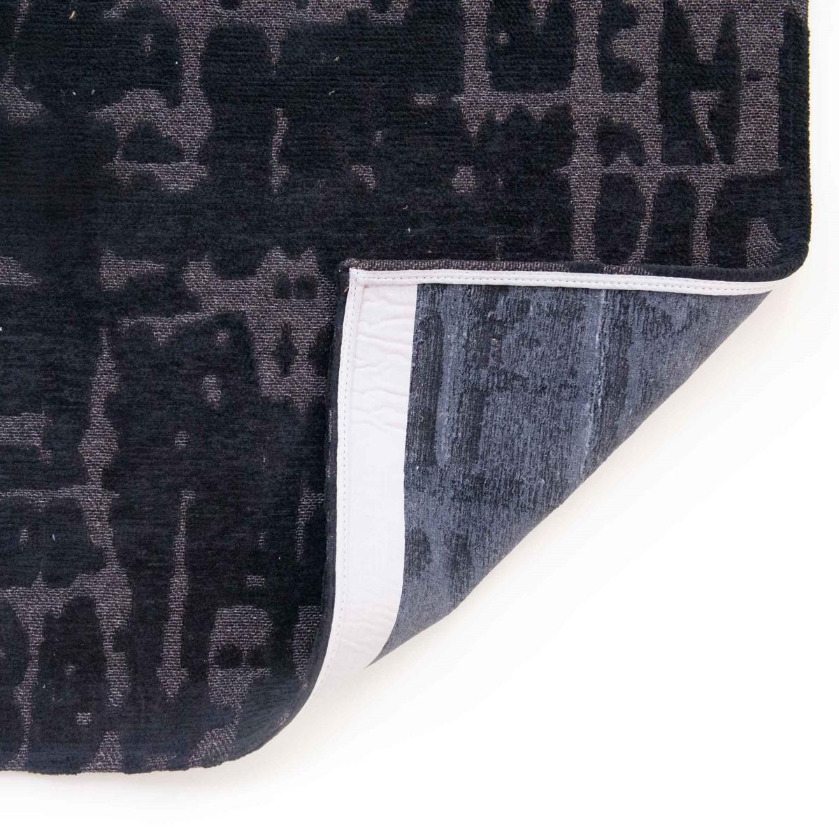 Louis De Poortere Abstract Structures Baobab Rugs 9200 in Black Water 140x200cm – image 3