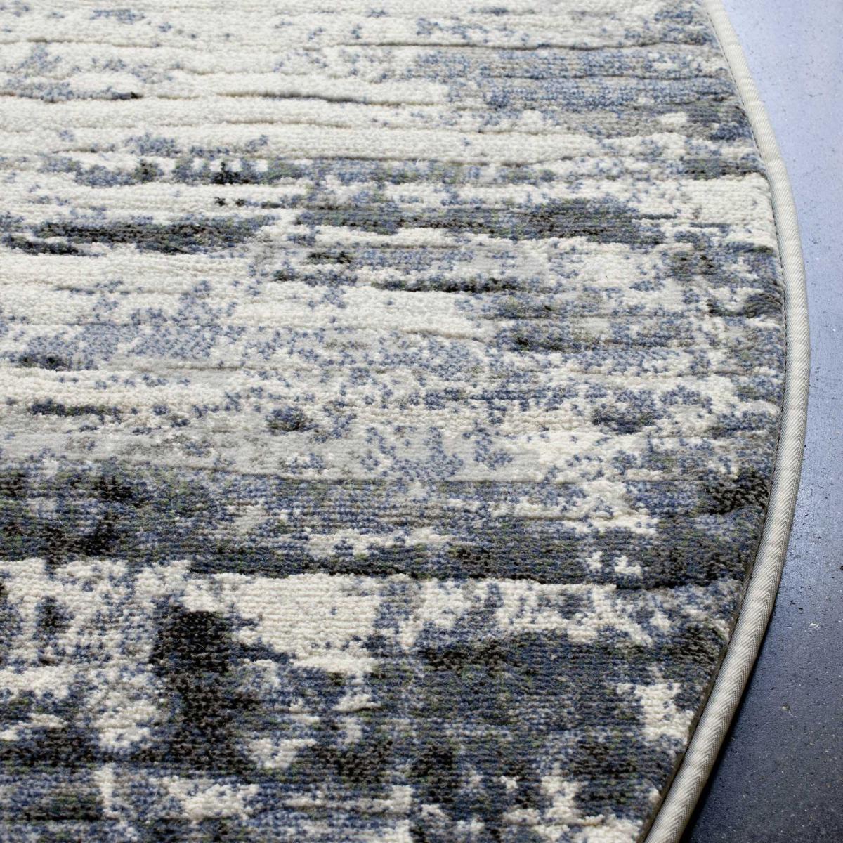 Galleria Abstract Circle 63378 6656 Rugs in Grey 160x160cm – image 3