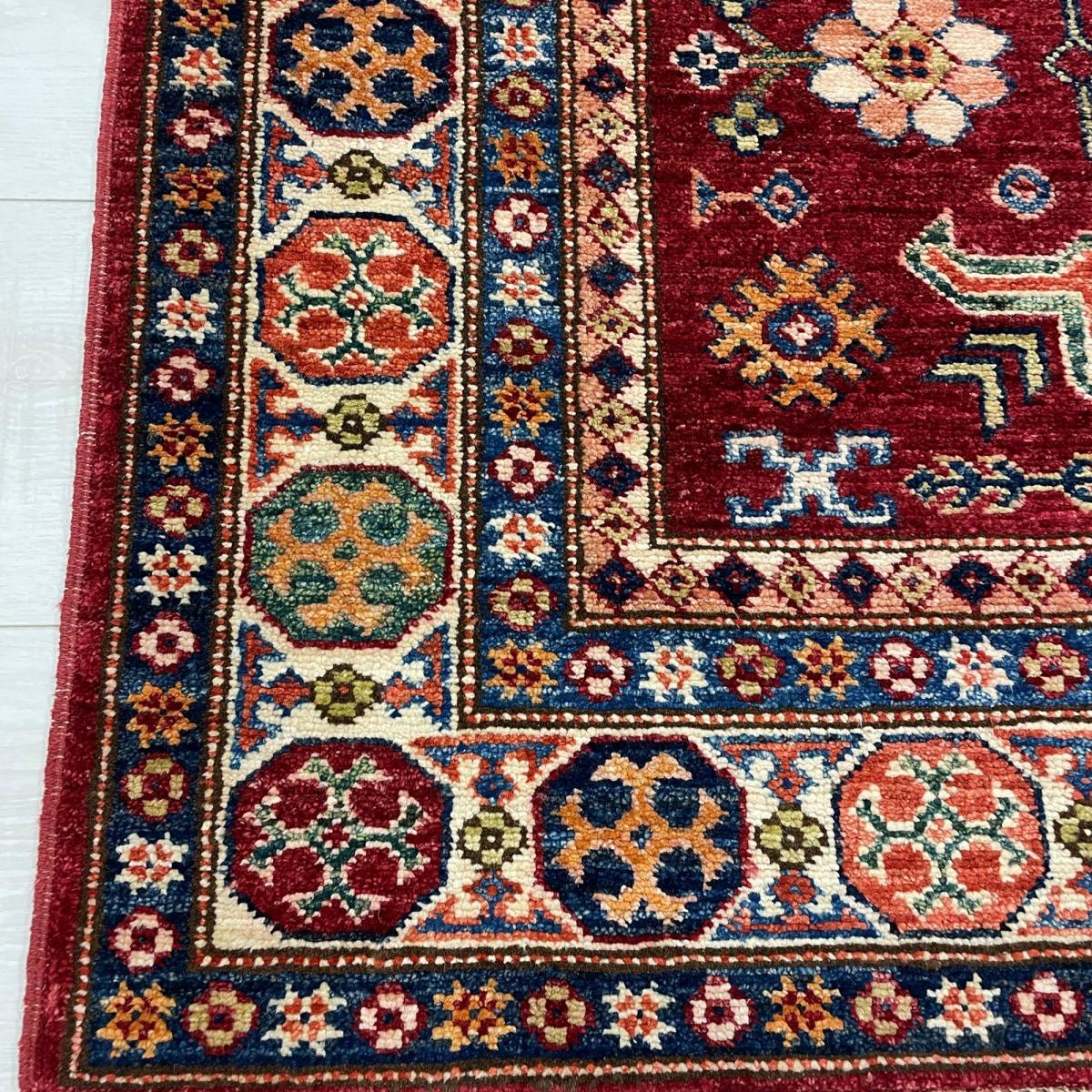 Kazak Supreme Traditional Wool Rugs 46226 in Red Multi – image 2