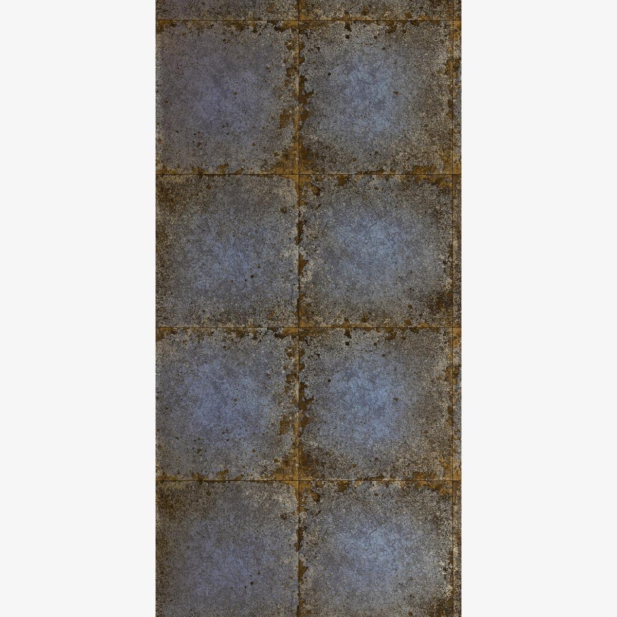 Lustre Tile Wallpaper 312832 by Zoffany in Sapphire Blue Roll