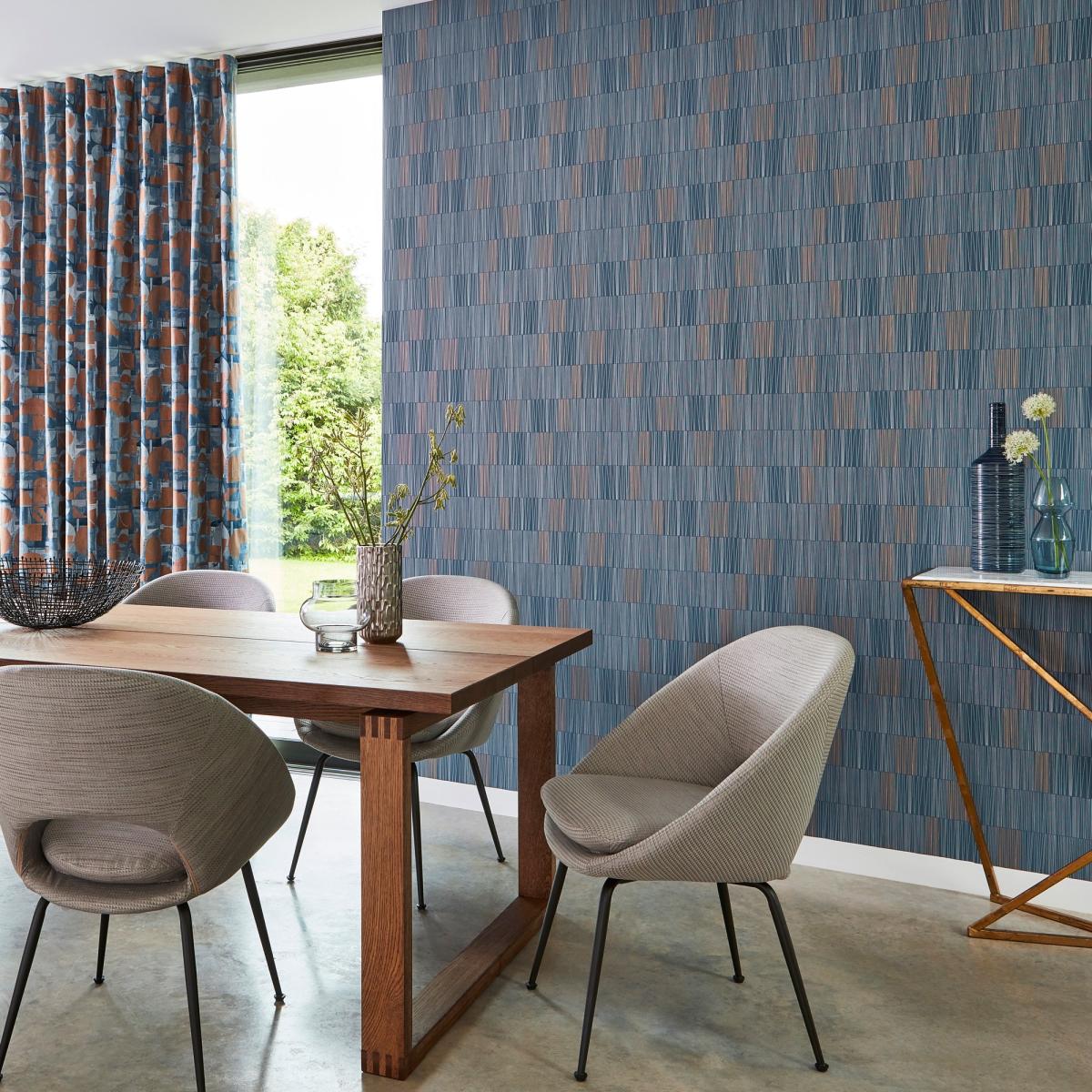 Echo Wallpaper 111679 by Harlequin in Ink Copper BrownRoll – image 1