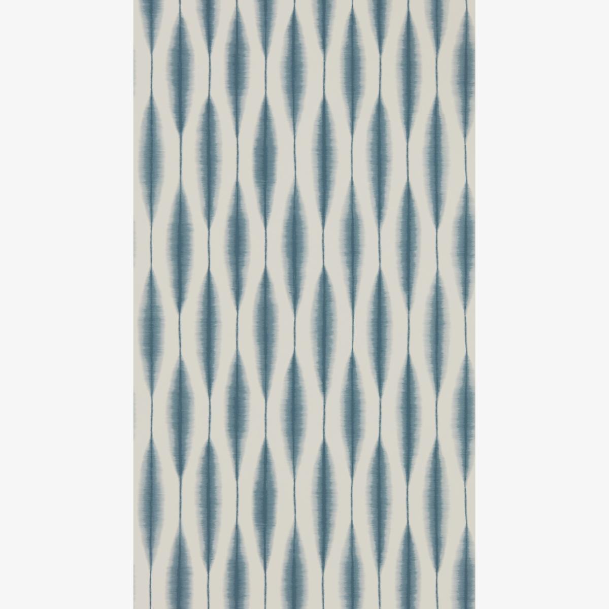 Kasuri Ikat Wallpaper 111937 by Scion in Slate Blue Roll