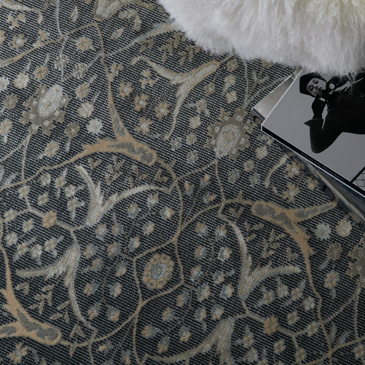 Nourison Luminance Rugs LUM08 in Graphite – image 1