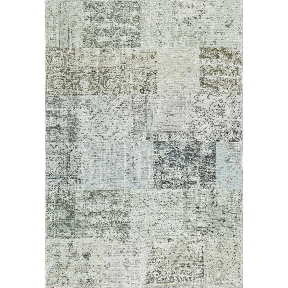 Amalfi Traditional Patchwork Rugs 94739 5008 in Blue Multi 160x230cm