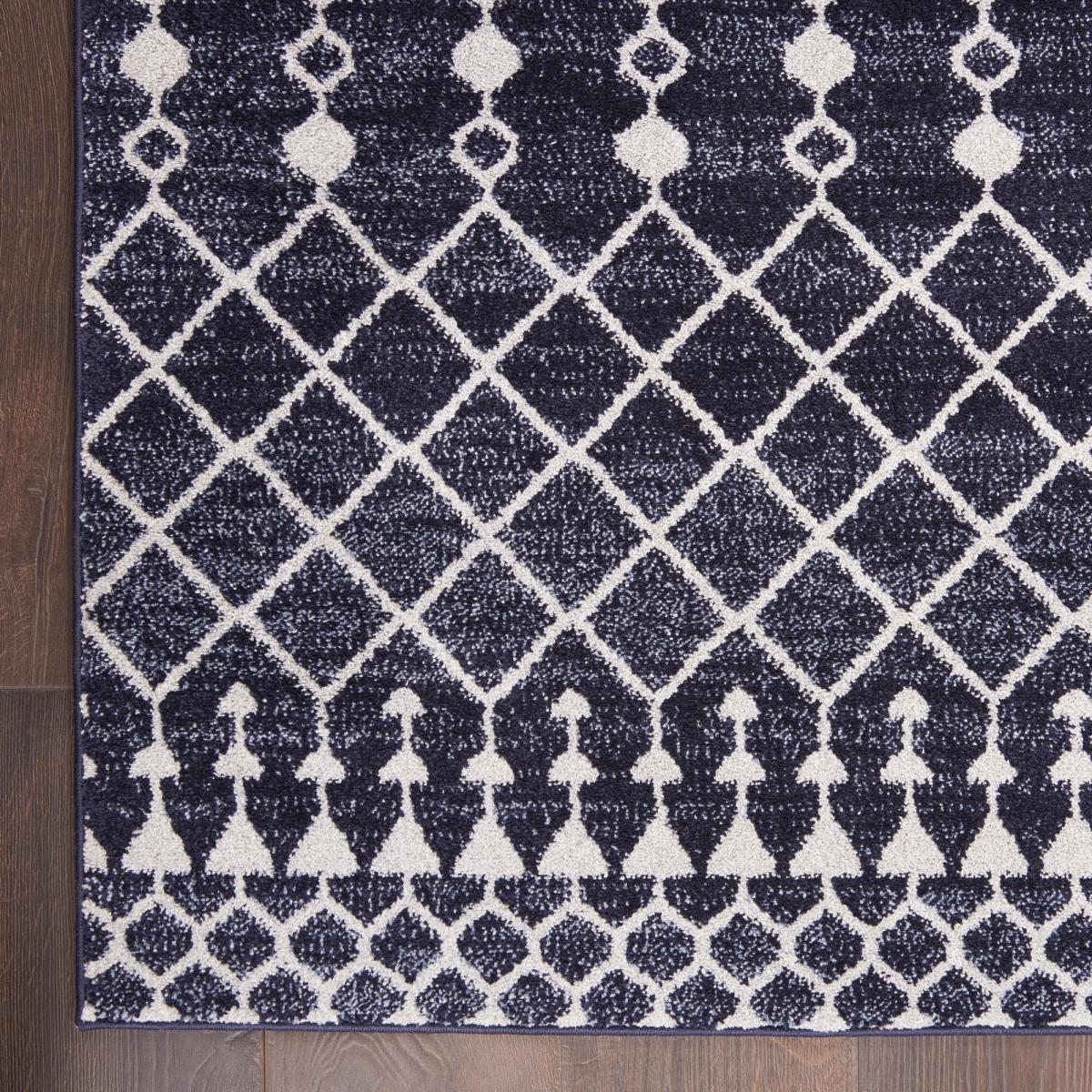Palermo Rugs PMR03 in Navy Grey by Nourison 200x290cm – image 4