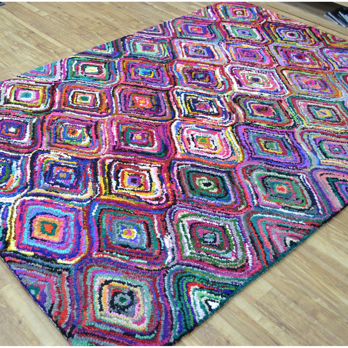 Cotton Chindi Aston Multicoloured Rugs 05 160x230cm – image 4