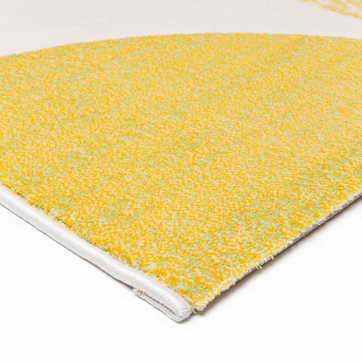 City Modern Geometric Rugs 466109 AK700 in Yellow – image 3