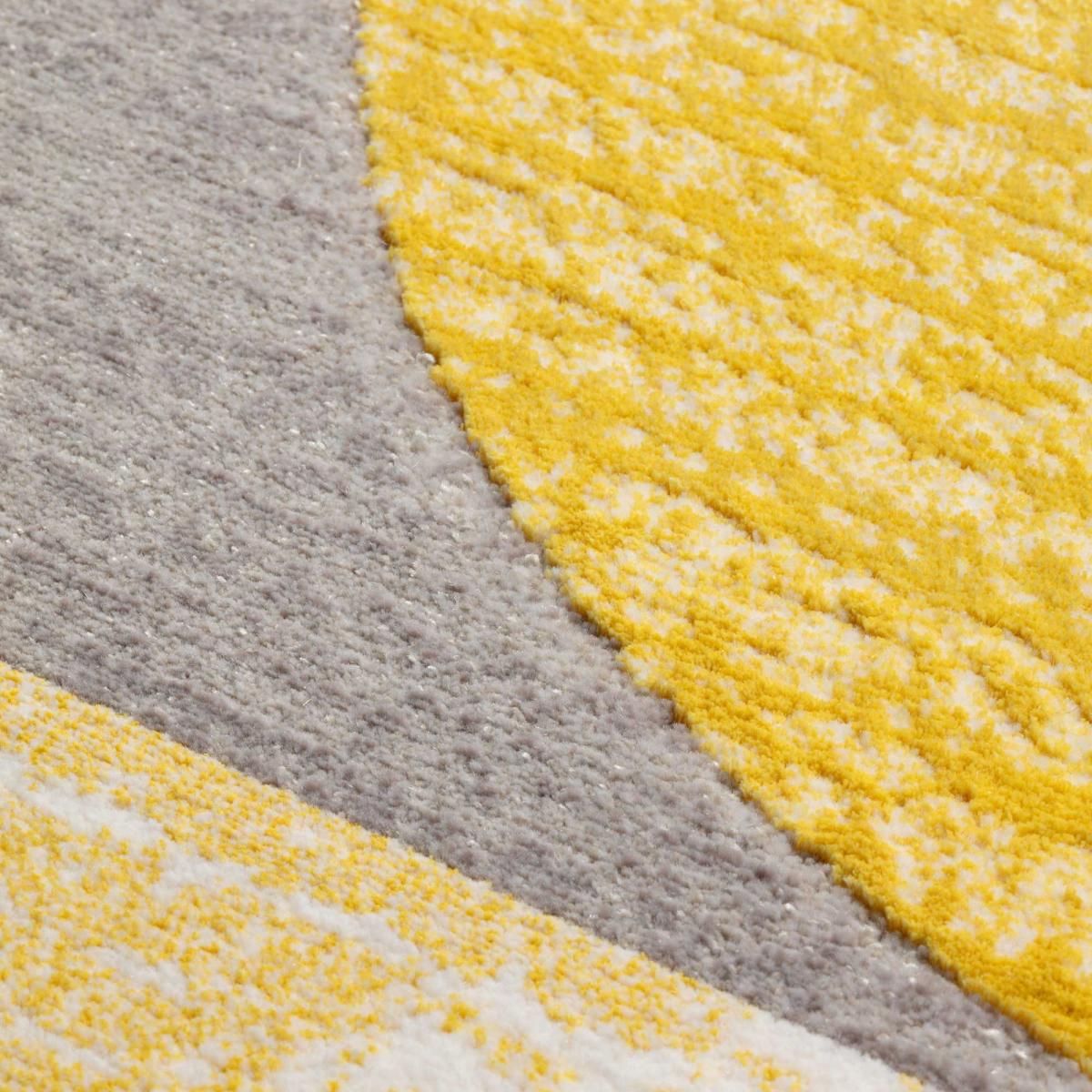 City Modern Geometric Rugs 466109 AK700 in Yellow – image 4