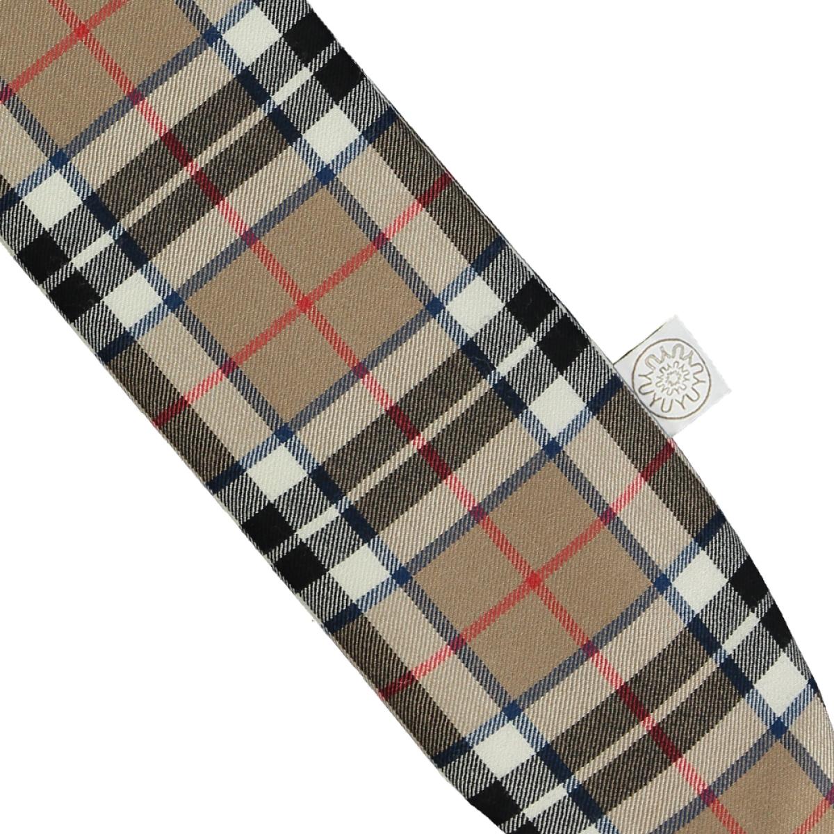 YuYu Tartan Hot Water Bottle in Thomson Camel 81x13cm – image 3