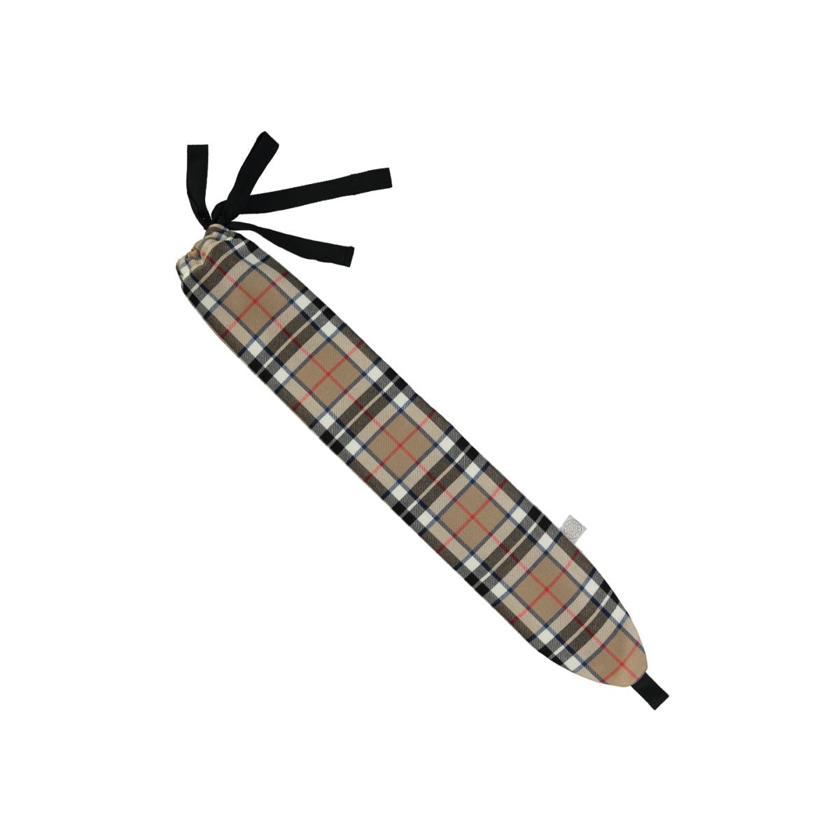 YuYu Tartan Hot Water Bottle in Thomson Camel 81x13cm – image 1
