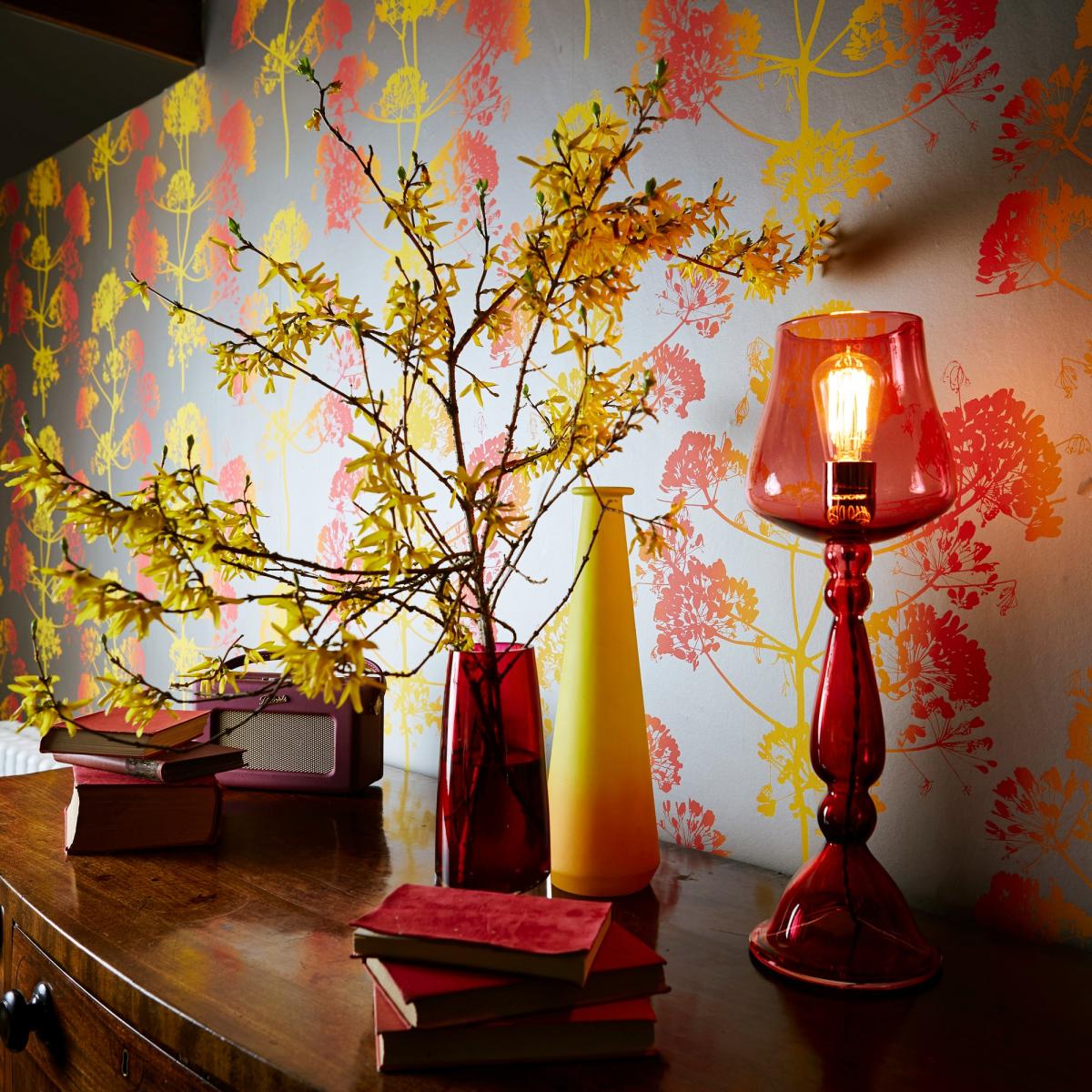 Angeliki Wallpaper 111402 by Harlequin in Tropical Burnish Roll – image 2