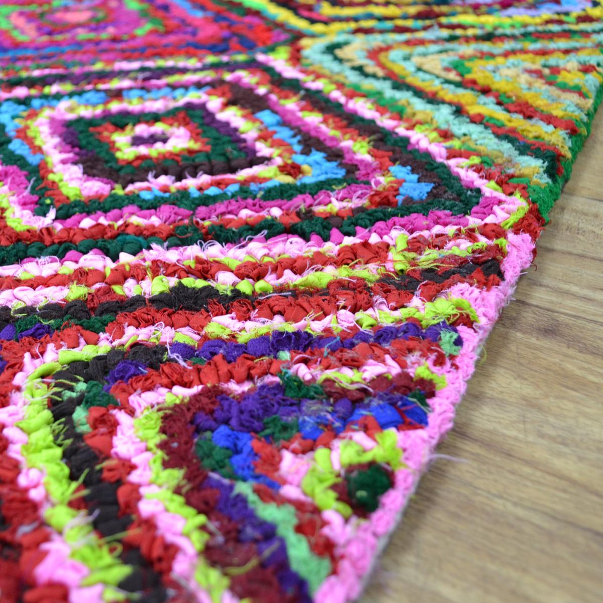 Cotton Chindi Aston Multicoloured Rugs 02 120x170cm – image 3