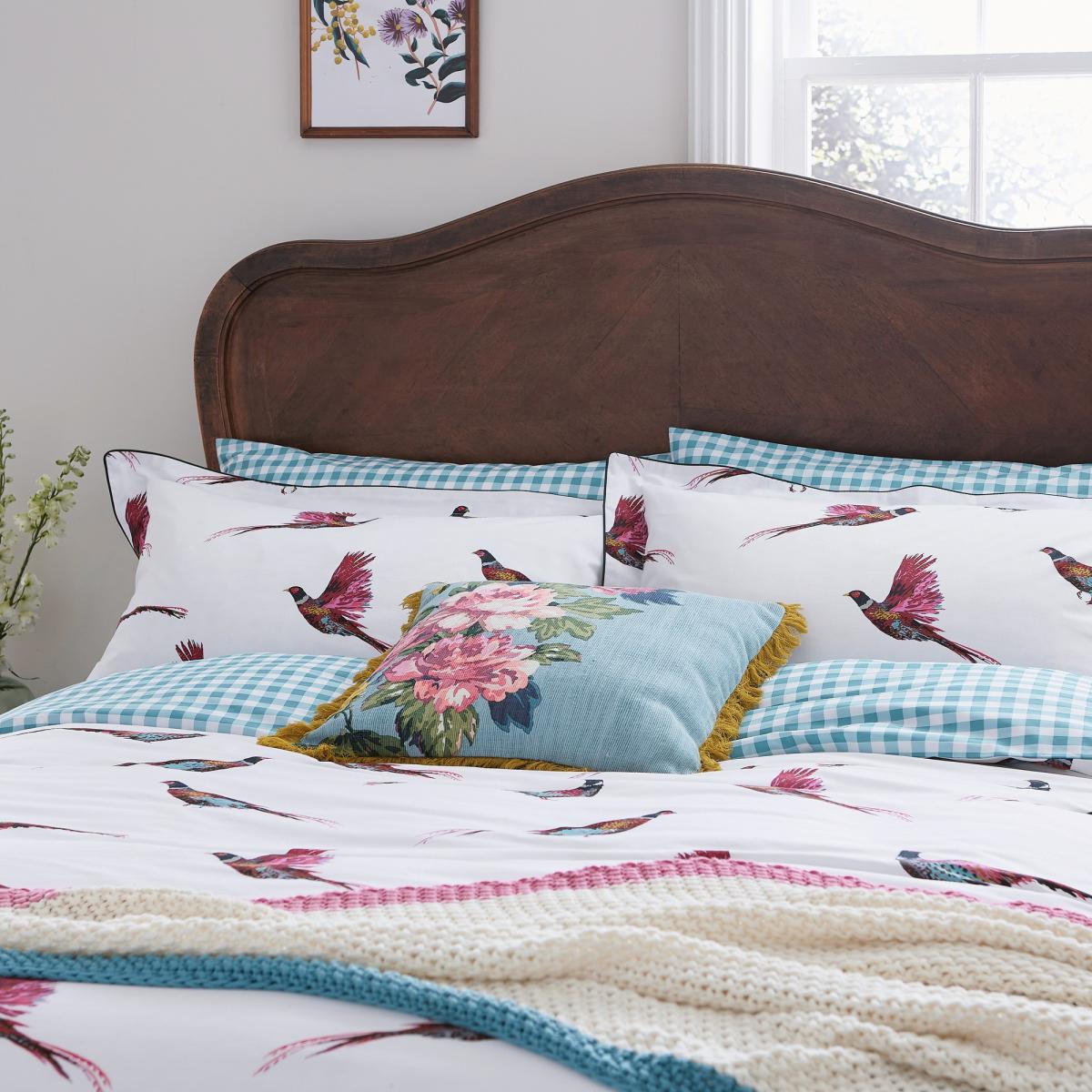 Patterdale Pheasant Cotton Bedding Set By Joules in Multi 230x220cm – image 2