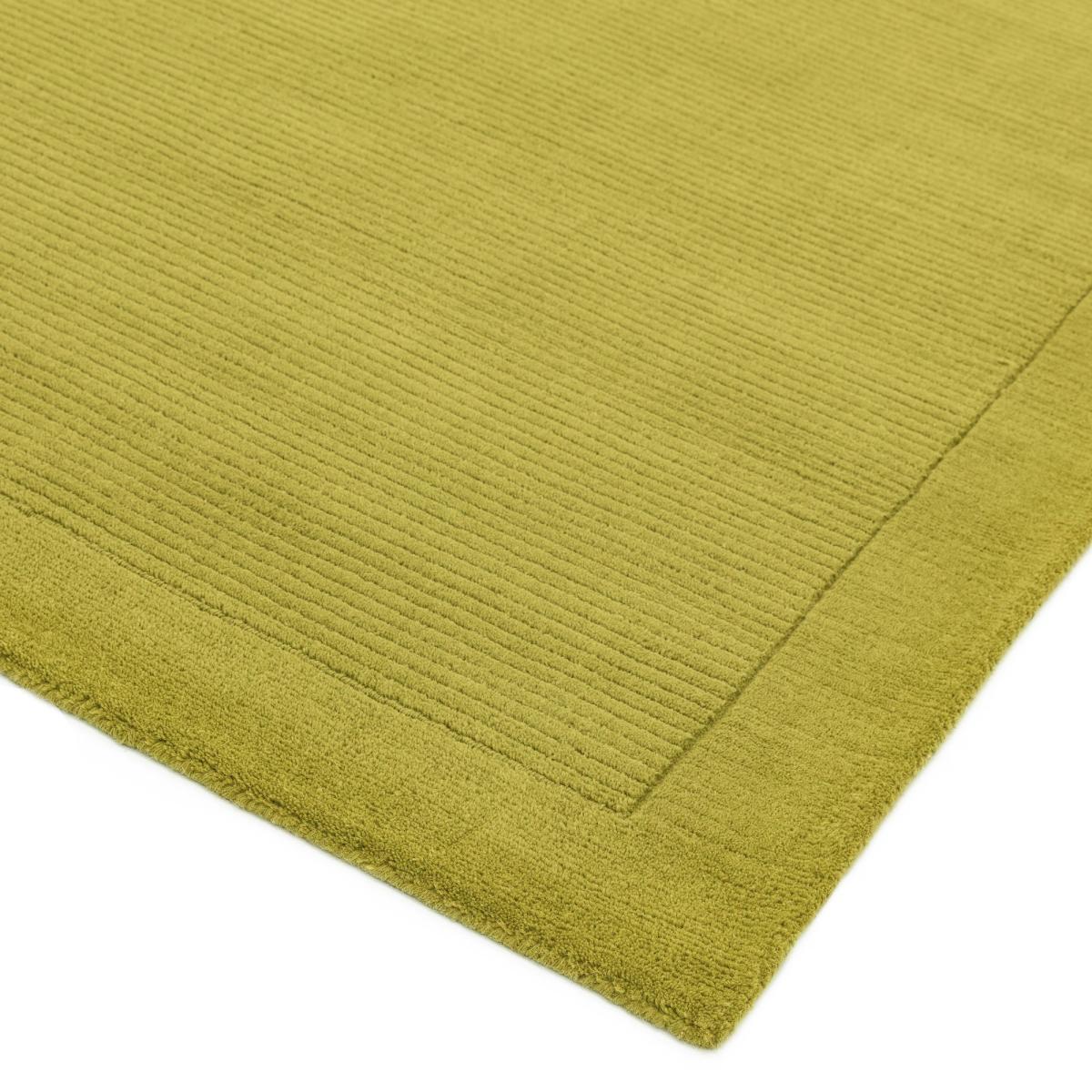 York Plain Wool Rugs in Green 80x150cm – image 2