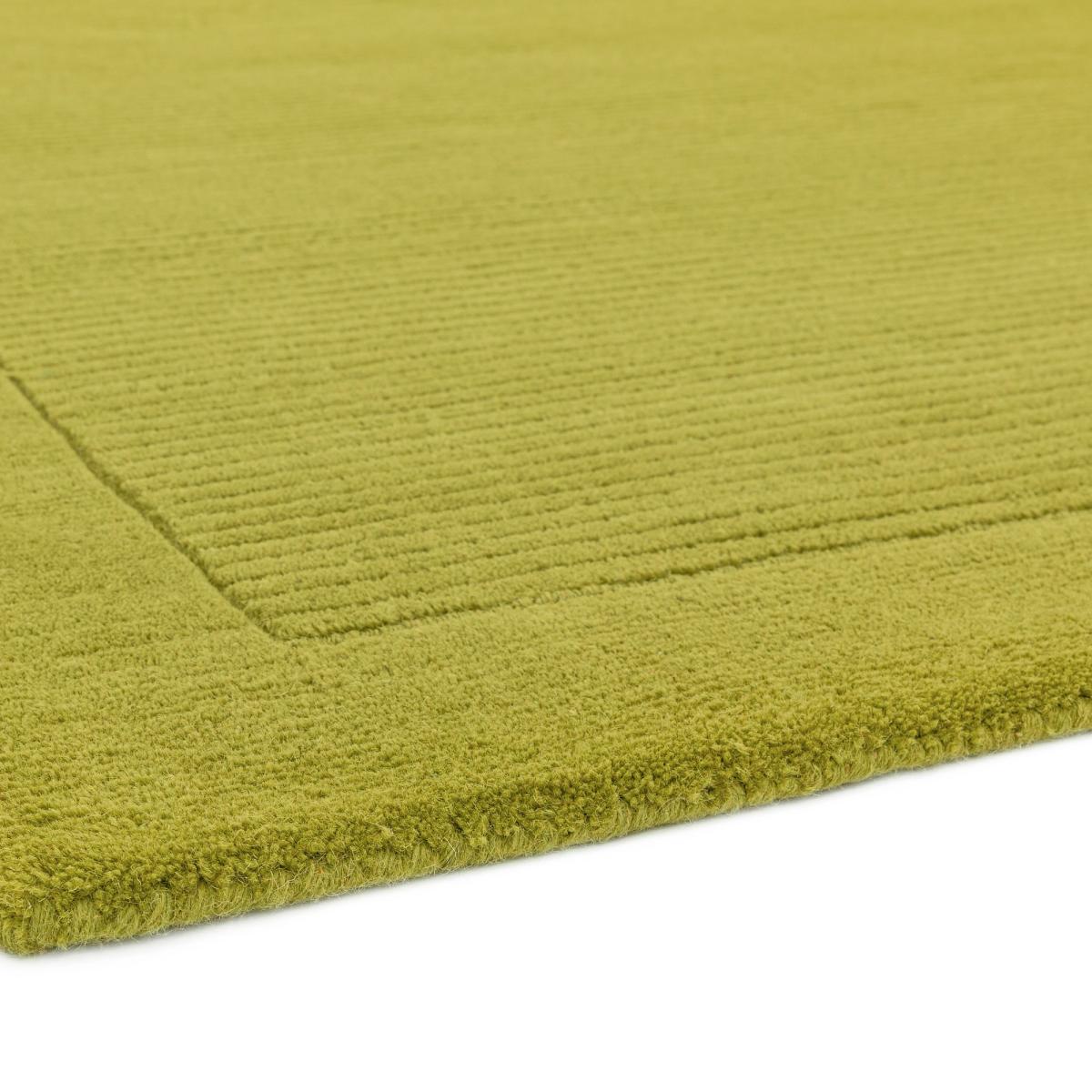 York Plain Wool Rugs in Green 80x150cm – image 4