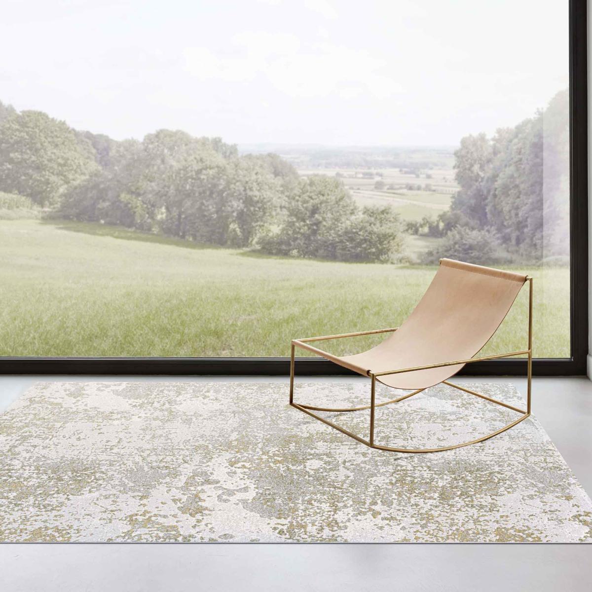 Quartz Modern Abstract Rugs 83011 6121 in Beige160x230cm – image 1