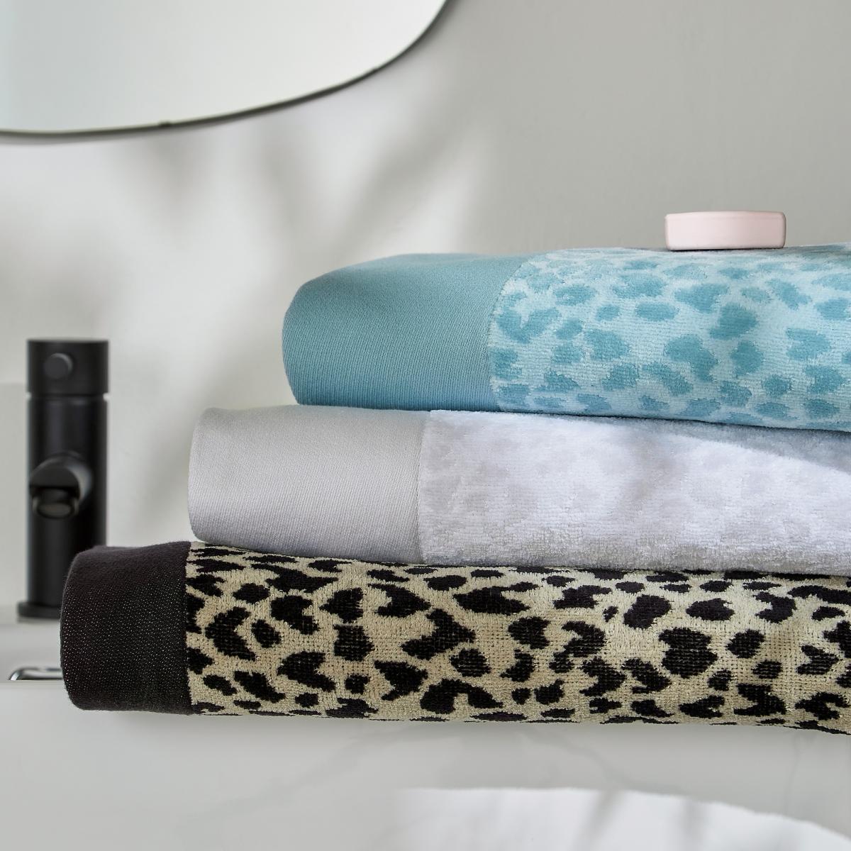Nalu Koko Towels by Nicole Scherzinger in Duck Egg Blue 90x150cm – image 3