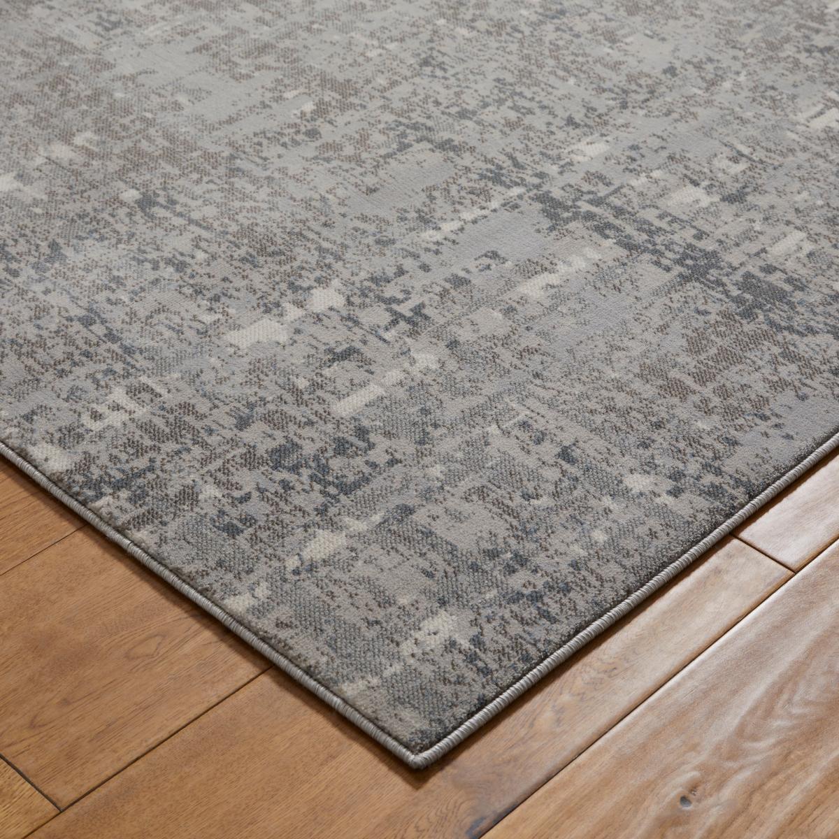 Kendra 5096Z Contemporary Abstract Rug in Grey80x140cm – image 3