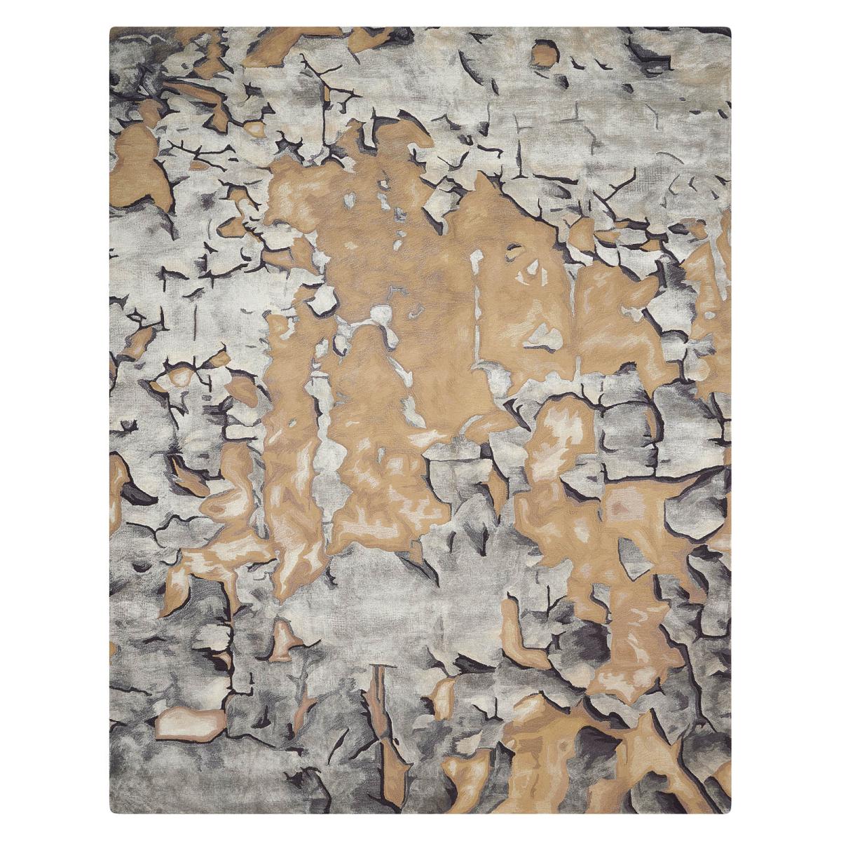 Prismatic Modern Abstract Rugs PRS02 by Nourison in Beige and Silver Grey&nbsp;259x351cm – image 4