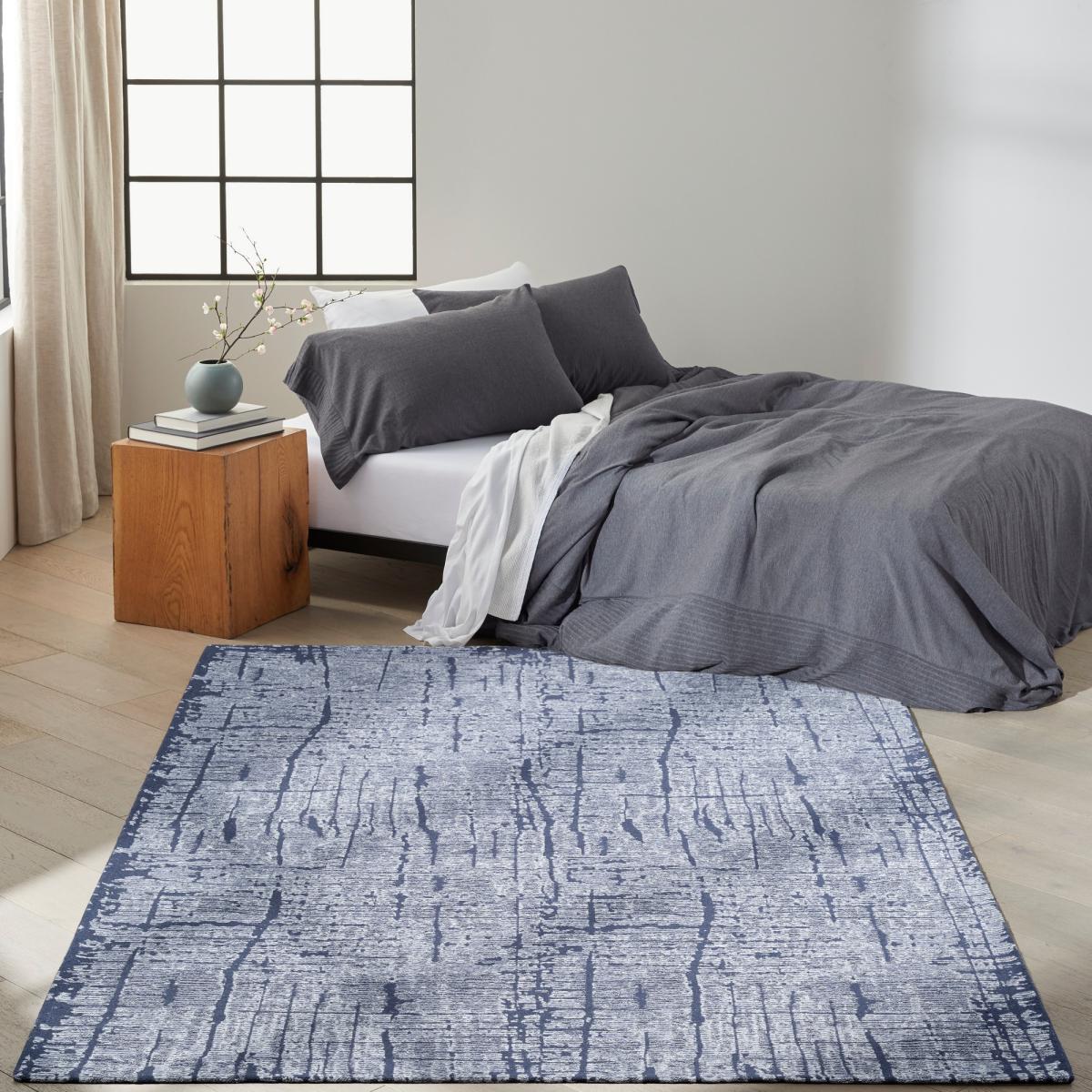Calvin Klein Safi Rugs CK015 SFR03 in Navy152x213cm – image 1