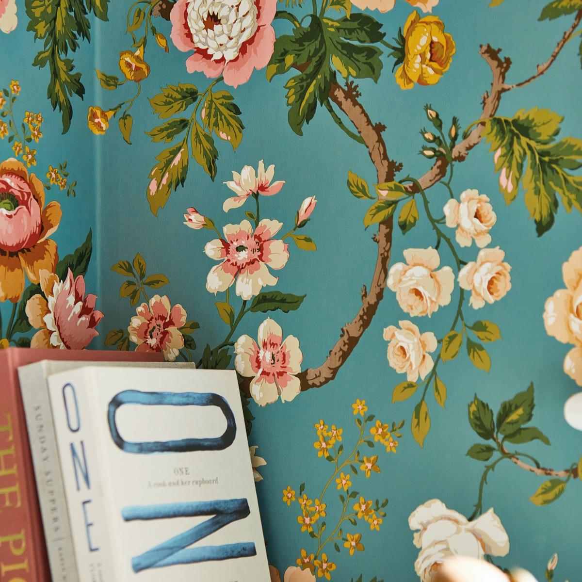 Hykenham Wallpaper 217041 by Sanderson in High Sea Ginger&nbsp;Roll – image 4