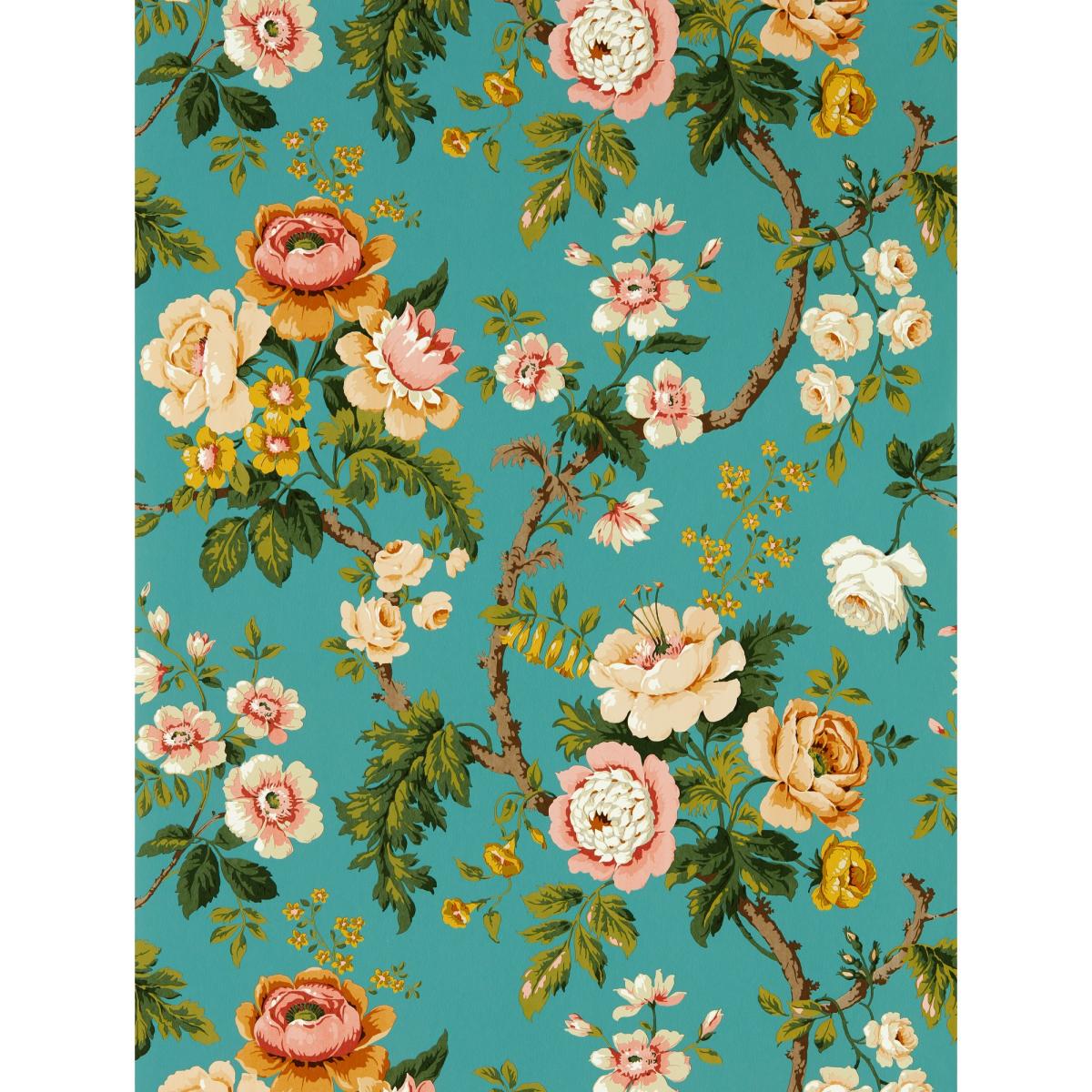 Hykenham Wallpaper 217041 by Sanderson in High Sea Ginger&nbsp;Roll – image 5