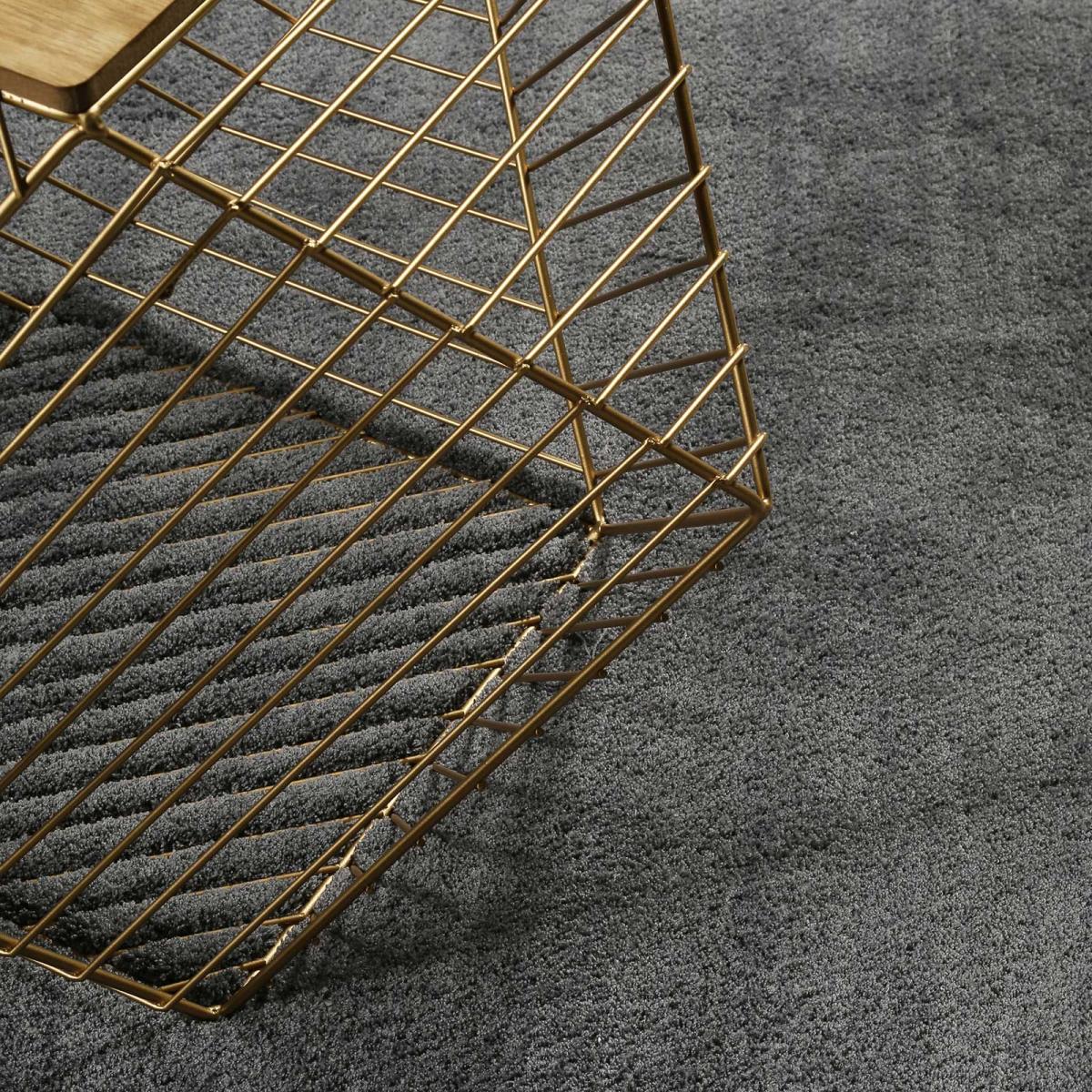 LOFT 4223 33 Modern Plain Rugs in Slate Grey 200x200cm – image 3