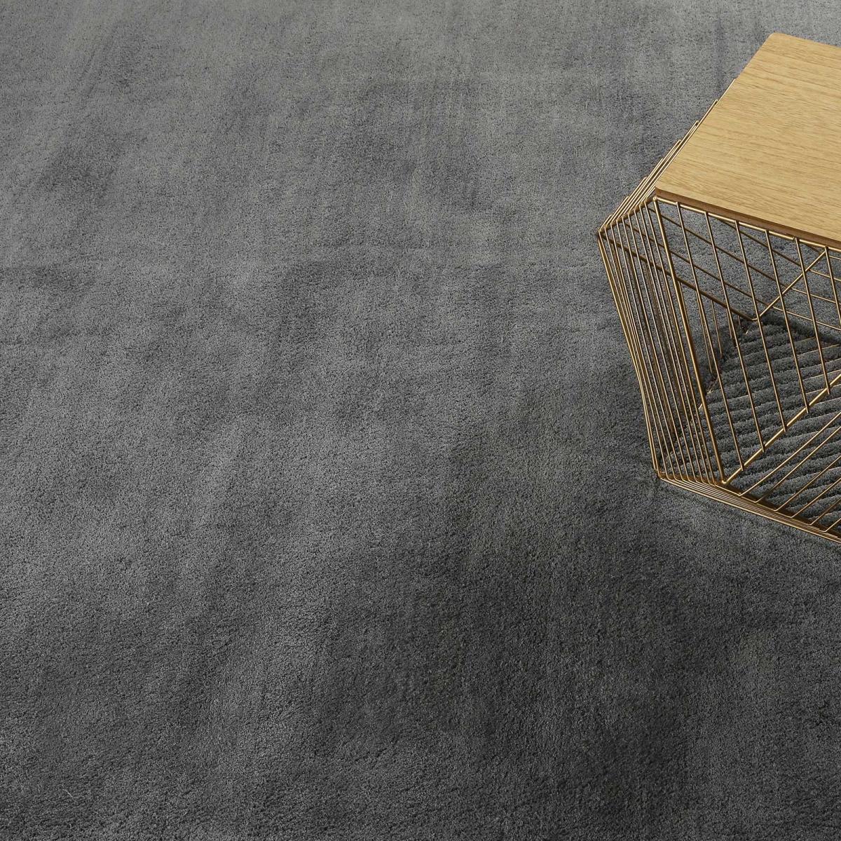 LOFT 4223 33 Modern Plain Rugs in Slate Grey 200x200cm – image 4
