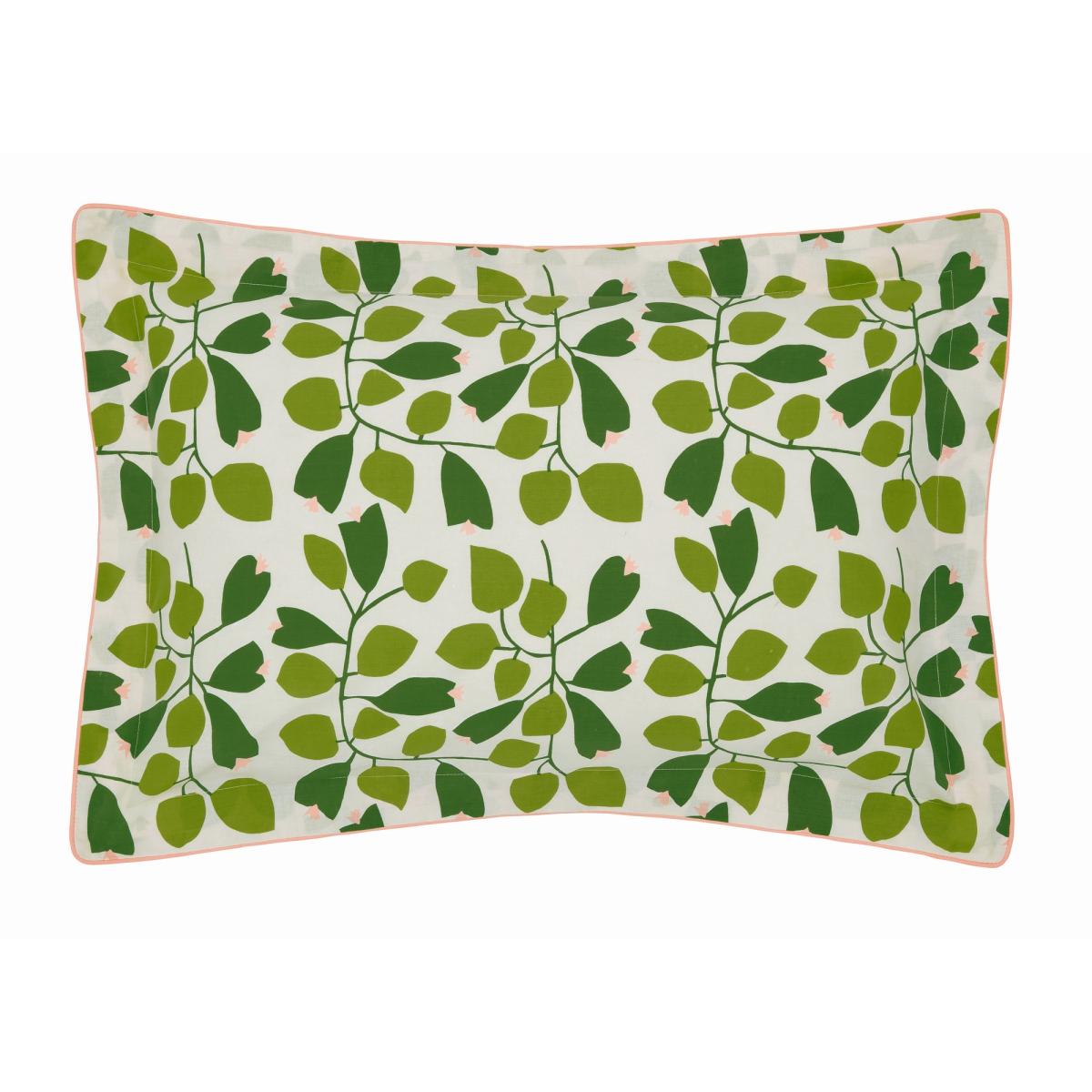 Rosehip Bedding Duvet Cover and Pillowcase by Scion in Mint Leaf & Zest Green&nbsp;200x200cm – image 3
