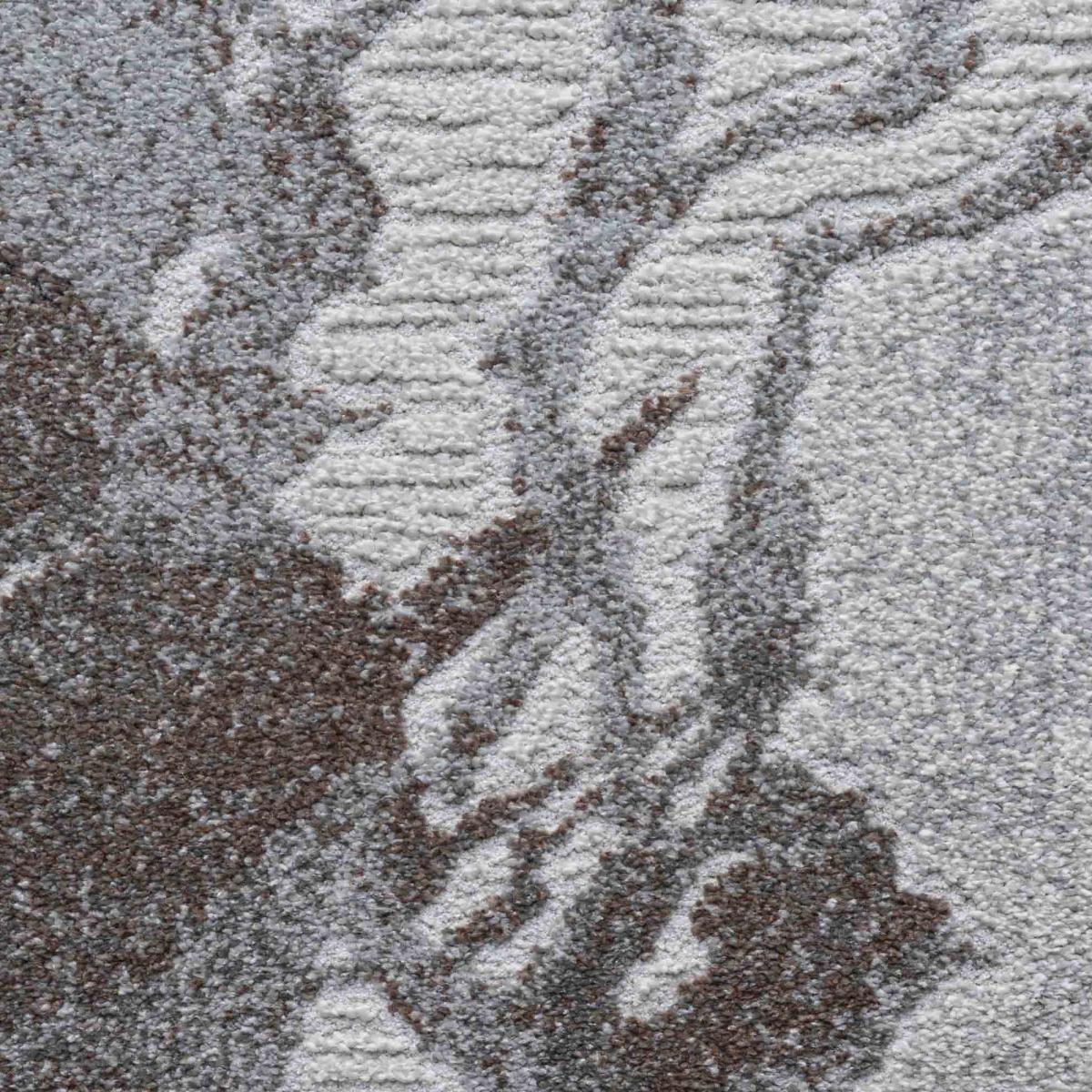 Milano 46014 6111 Abstract Marble Rugs in Grey 240x340cm – image 3