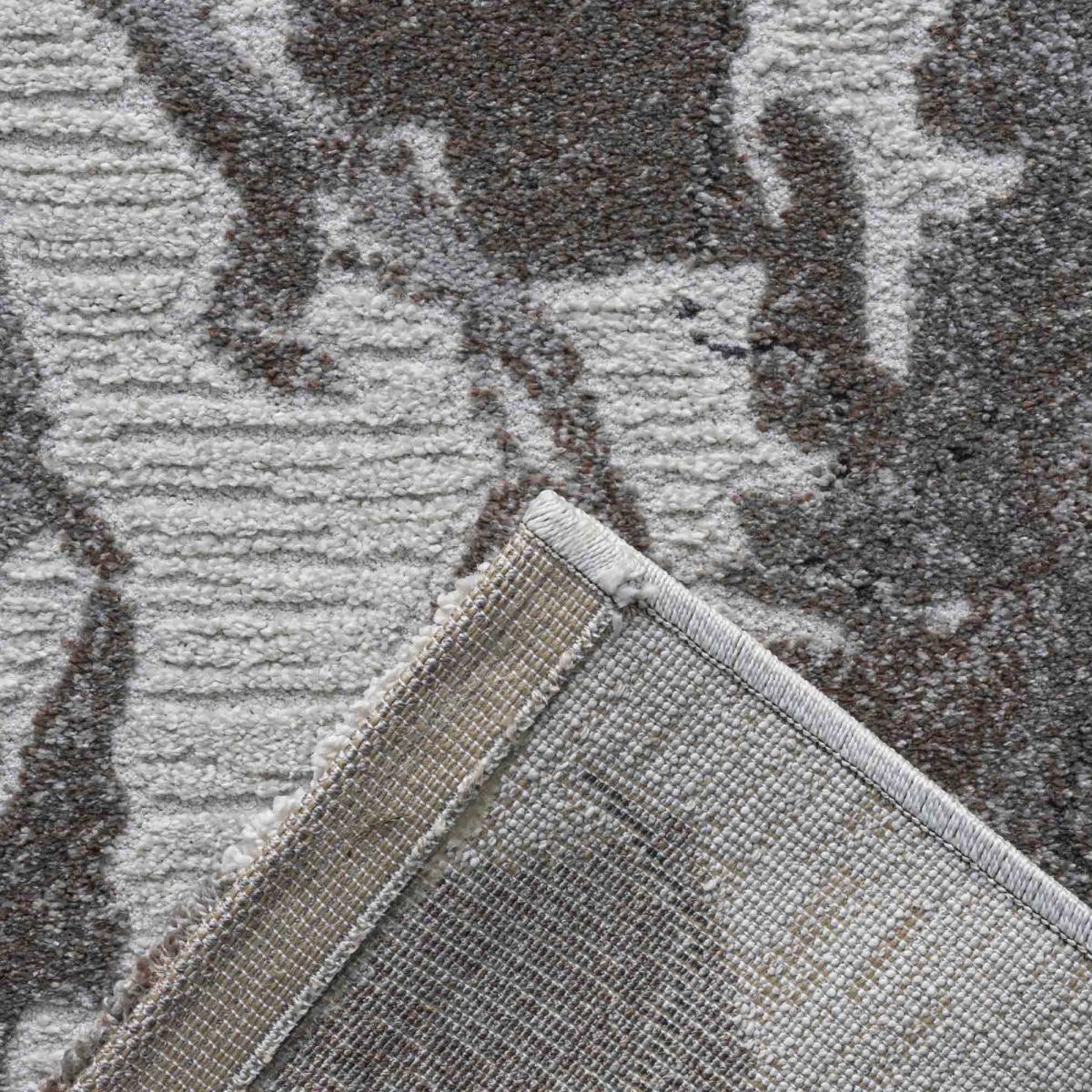 Milano 46014 6111 Abstract Marble Rugs in Grey 240x340cm – image 5