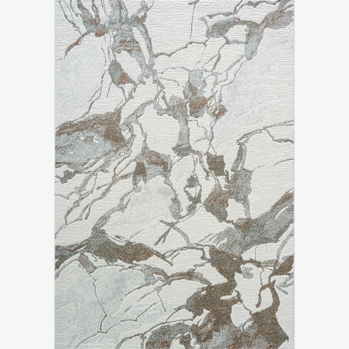 Milano 46014 6111 Abstract Marble Rugs in Grey 240x340cm – image 1