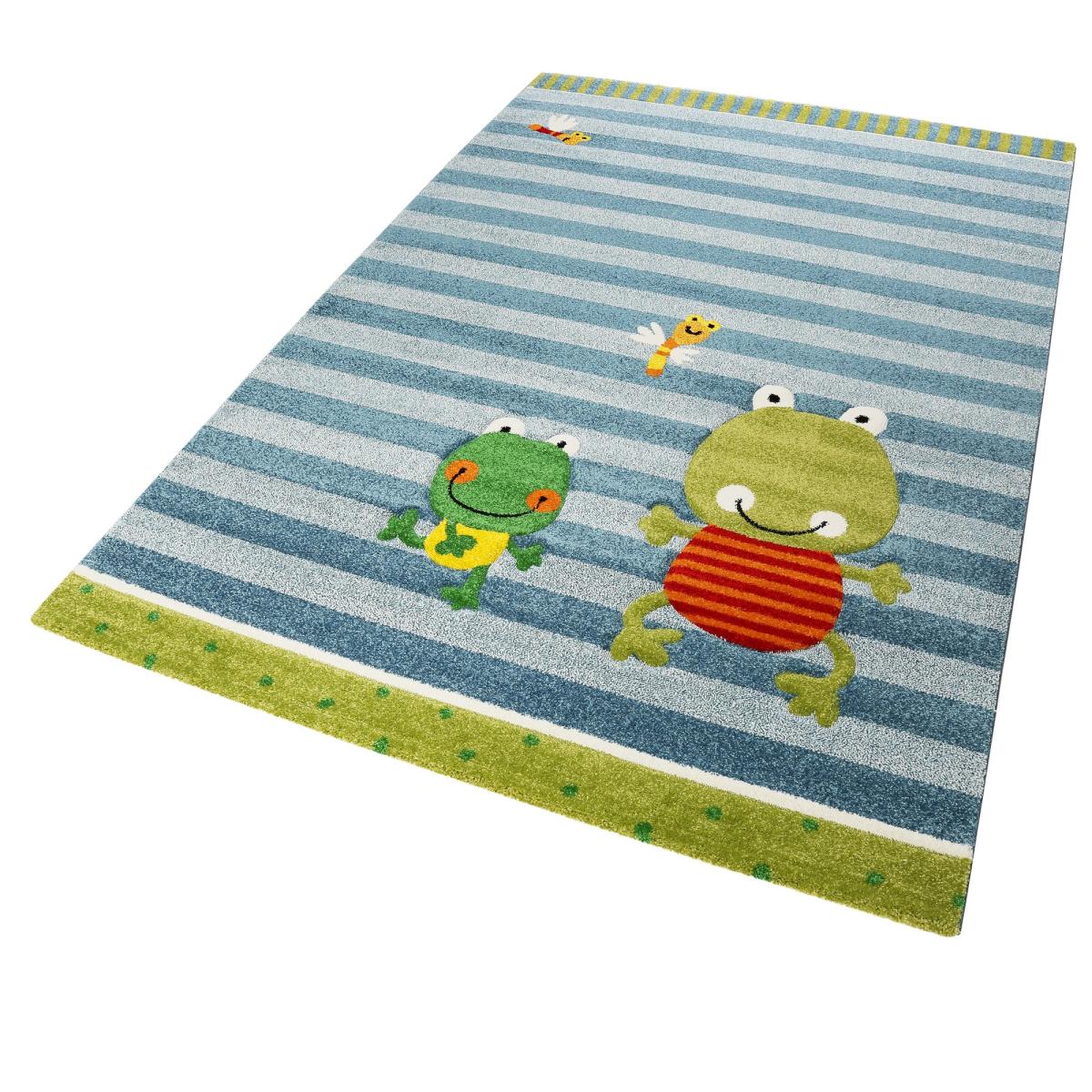 Fortis Frog Rugs in Blue – image 2