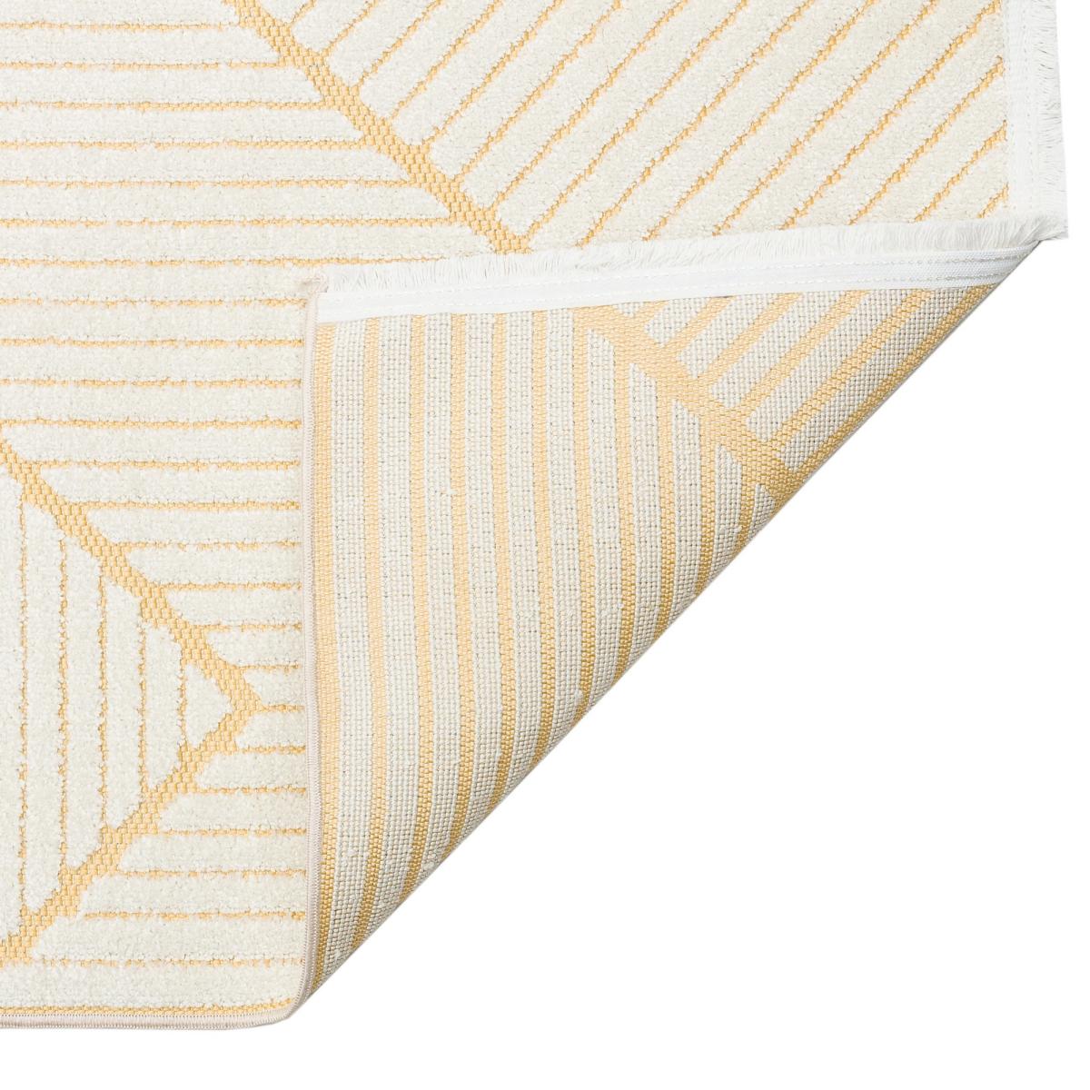 Jazz Jaz15 Geometric Indoor Outdoor Rugs in Amber Yellow – image 2