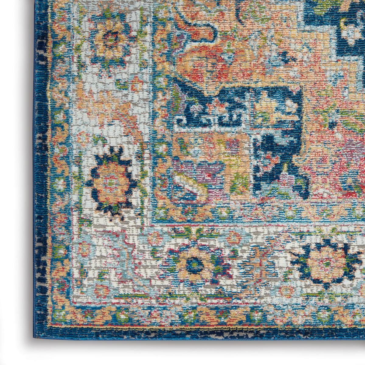 Ankara Global Traditional Persian Rugs ANR11 in Blue Multi&nbsp;61x122cm – image 4