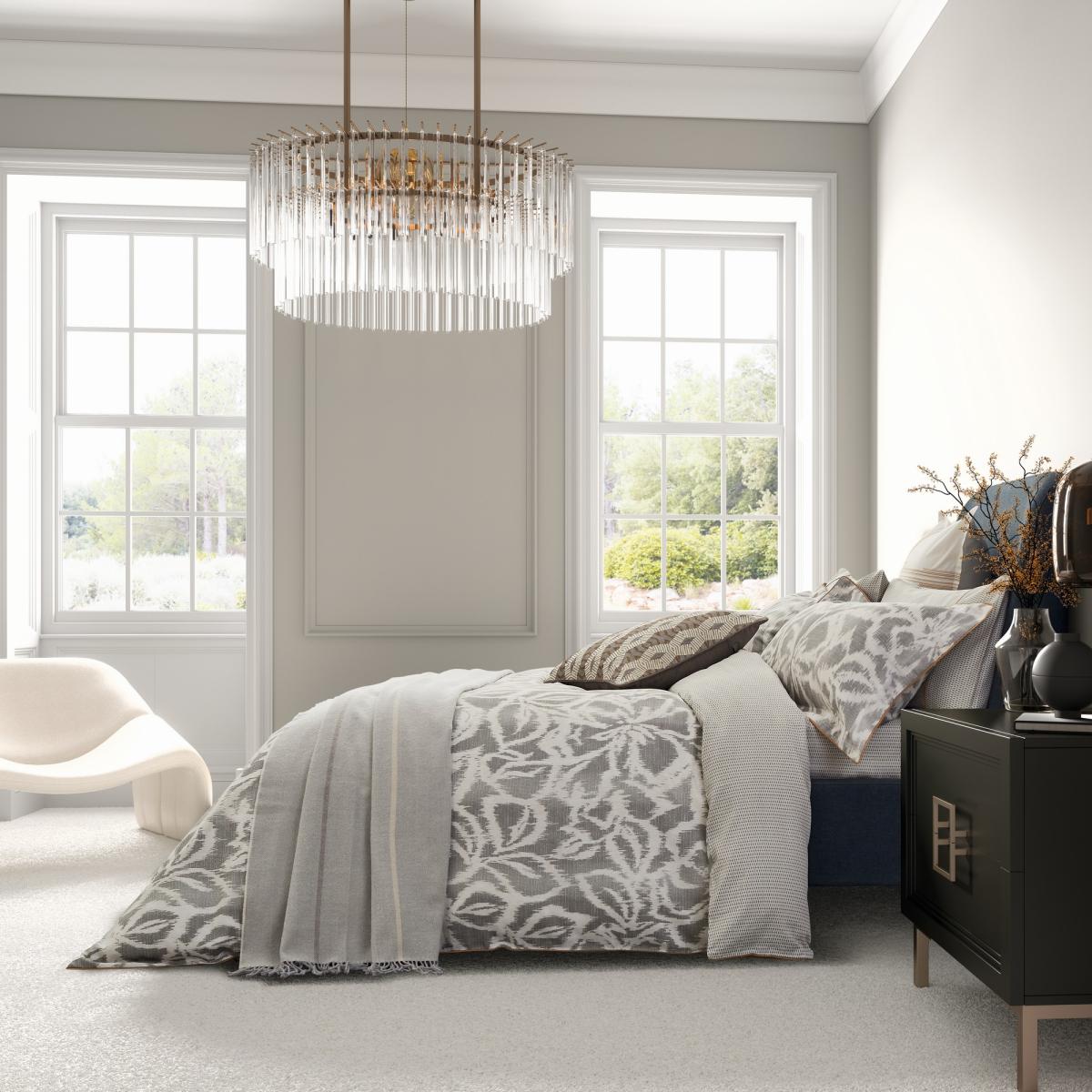 Asha Cashmere Throw by Bedeck of Belfast in Silver Grey130x170cm – image 2