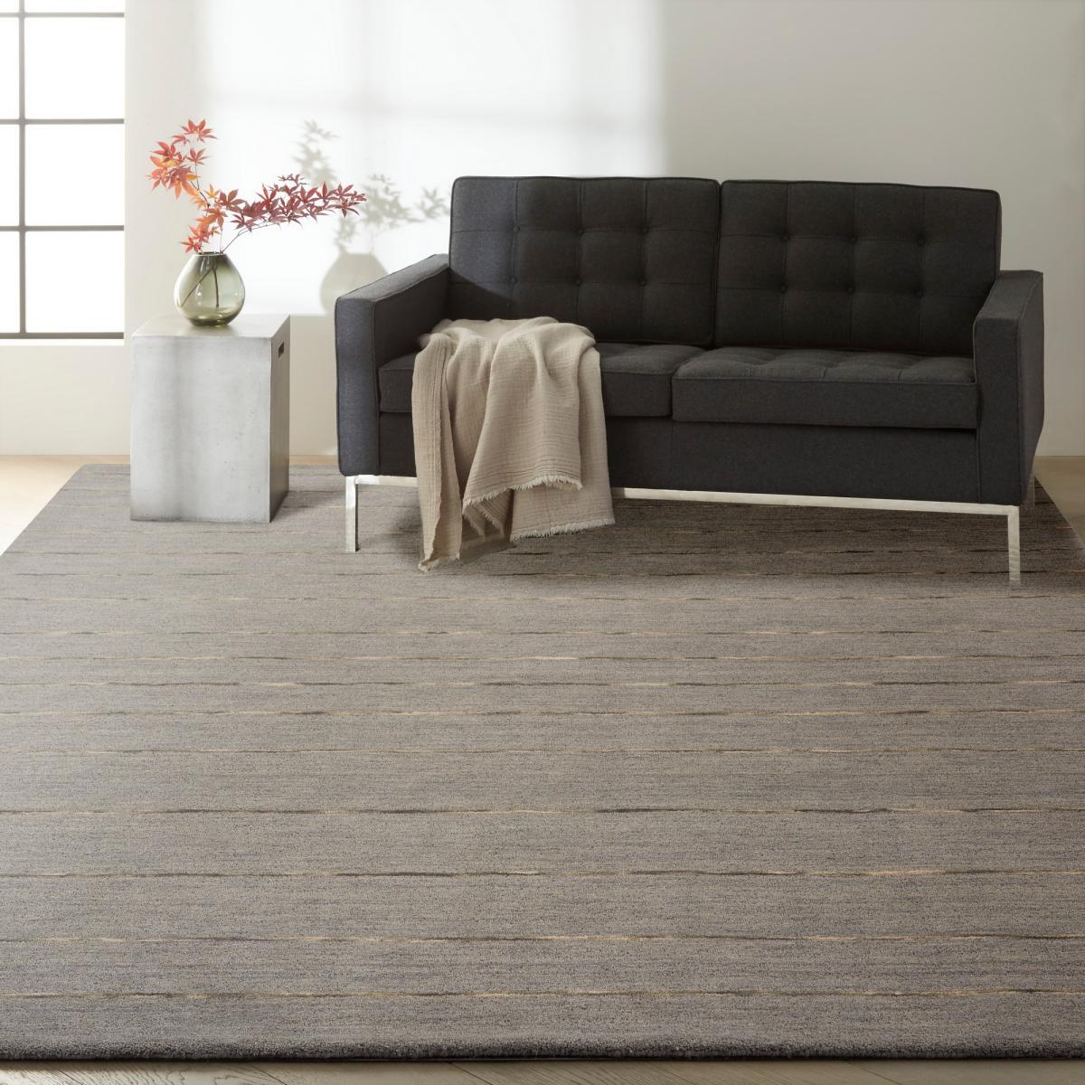 CK400 HALO Wool Rug HAL01 by Calvin Klein in Charcoal Grey&nbsp;244x305cm – image 2