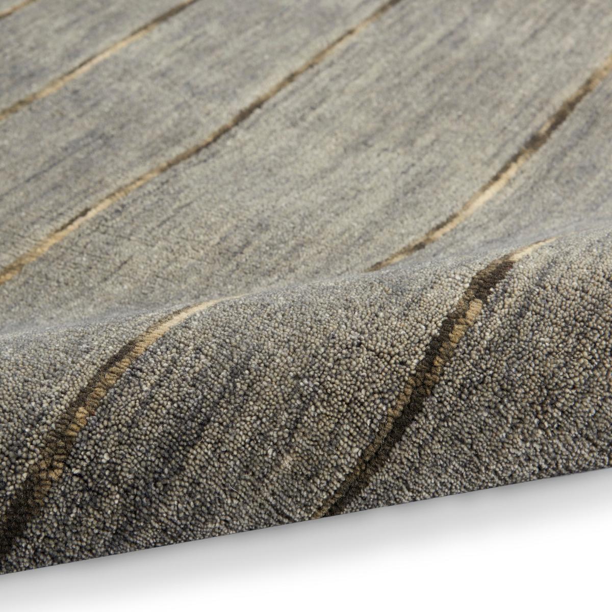 CK400 HALO Wool Rug HAL01 by Calvin Klein in Charcoal Grey&nbsp;244x305cm – image 3