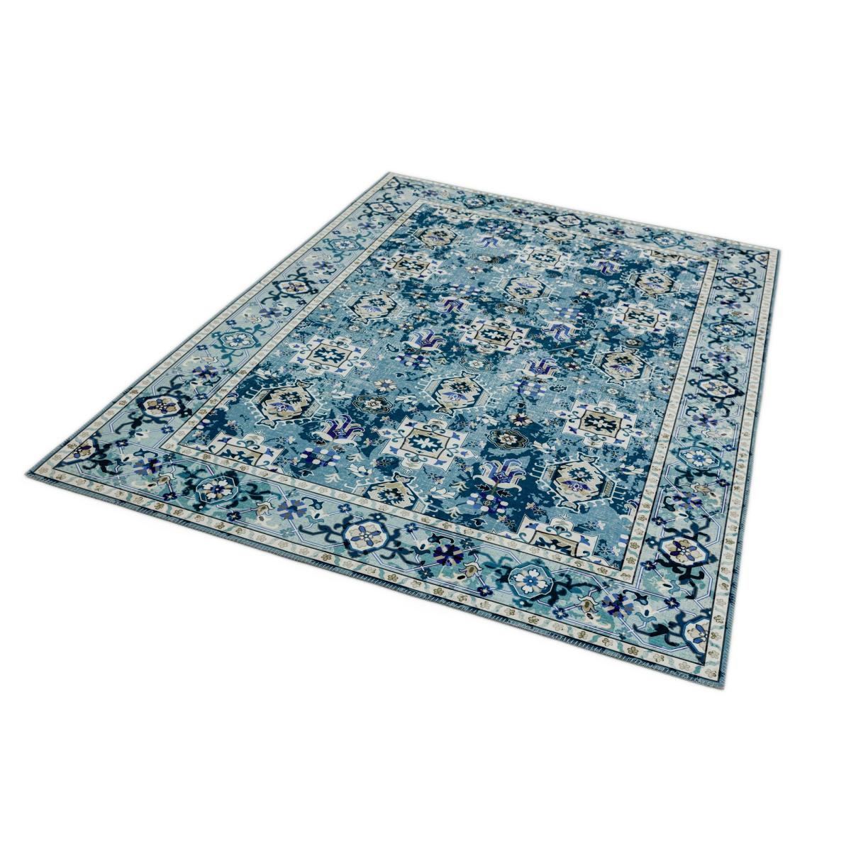 Syon SY02 Traditional Rugs in Ziba Blue&nbsp;120x170cm – image 3