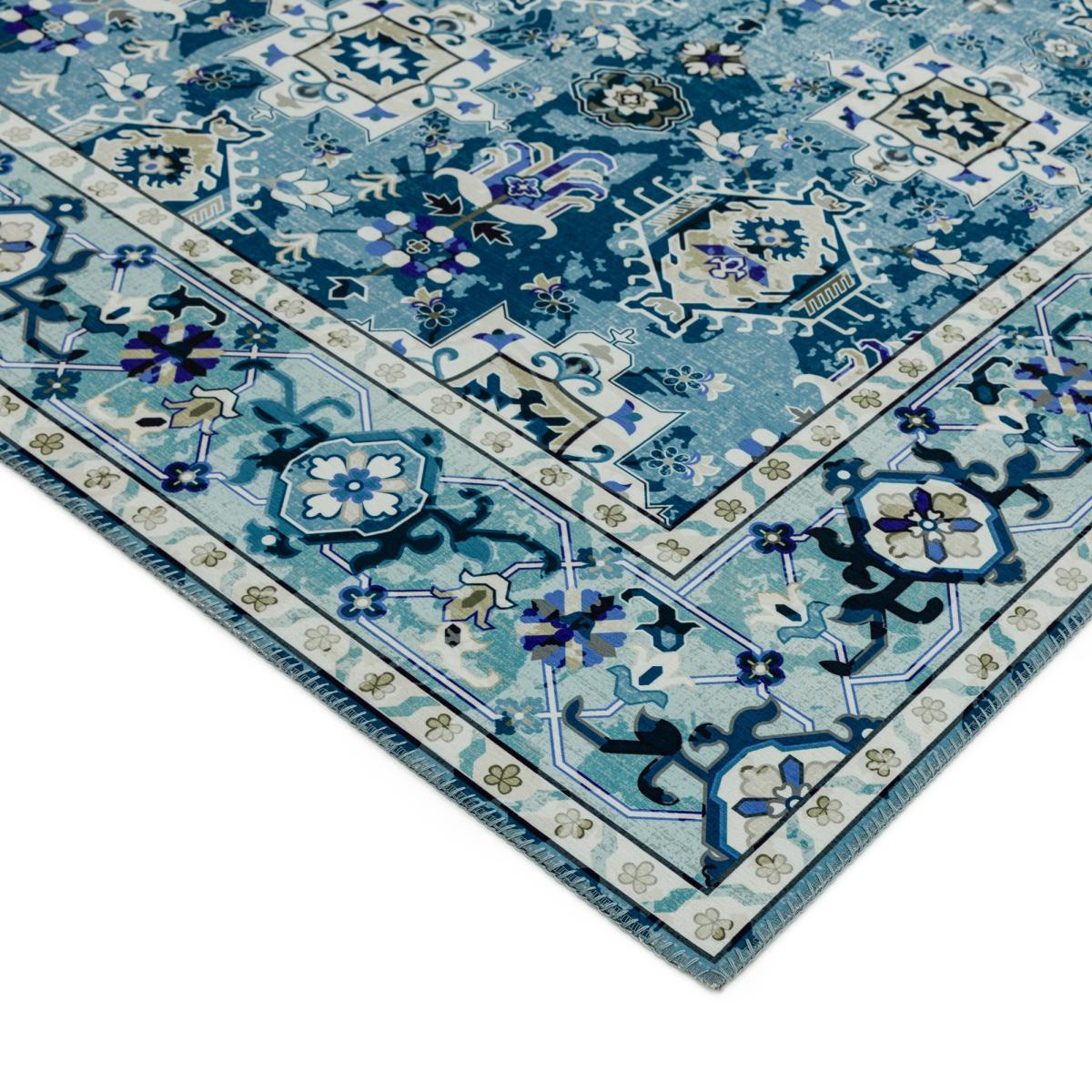 Syon SY02 Traditional Rugs in Ziba Blue&nbsp;120x170cm – image 4