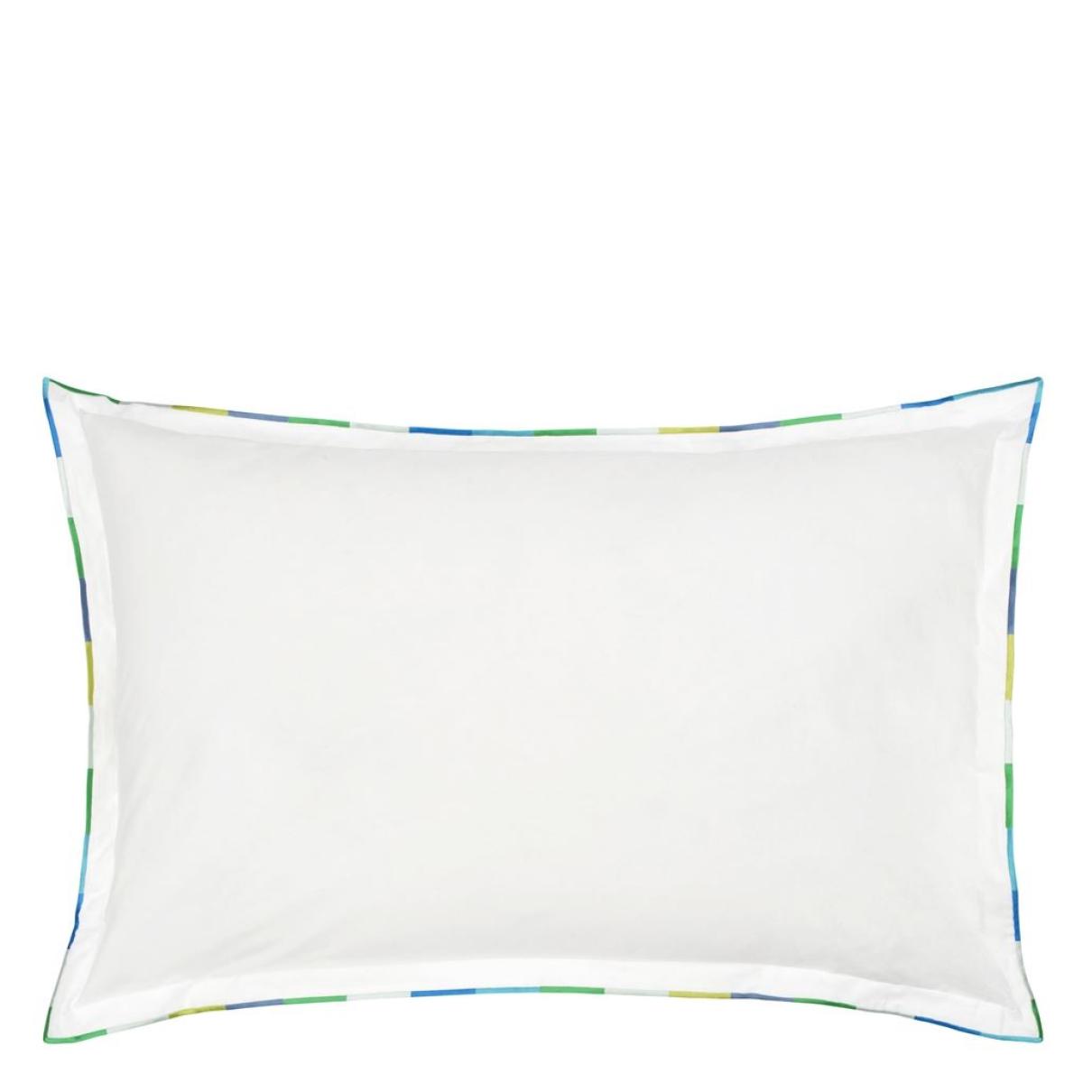 Pimlico Plain Duvet Cover and Pillowcase in Aqua Blue by Designers Guild 260x220cm – image 3