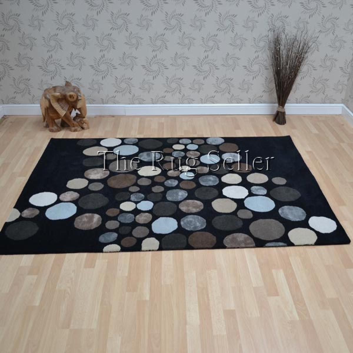 Estella Carnaval 85005 Black Wool Modern Rugs by Brink & Campman&nbsp;250x350cm – image 4