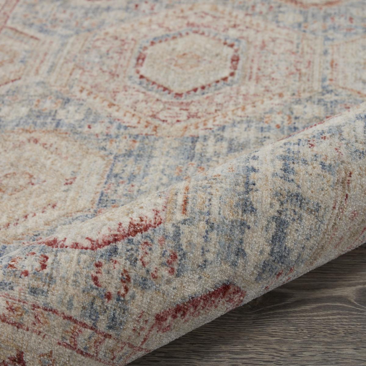 Homestead Rugs HMS01 in Light Blue Multi by Nourison160x234cm – image 3