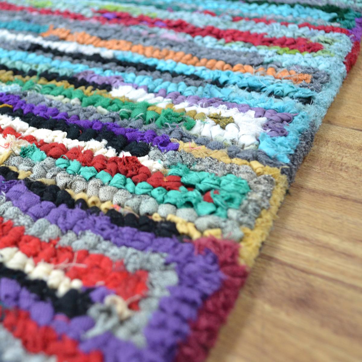 Cotton Chindi Galaxy Multicoloured Rugs 01 120x170cm – image 3