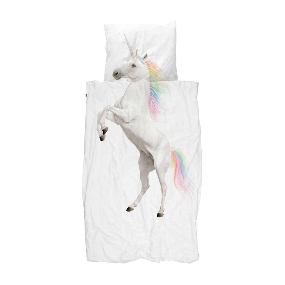Unicorn Organic Cotton Kids Bedding in White&nbsp;135X200cm – image 3