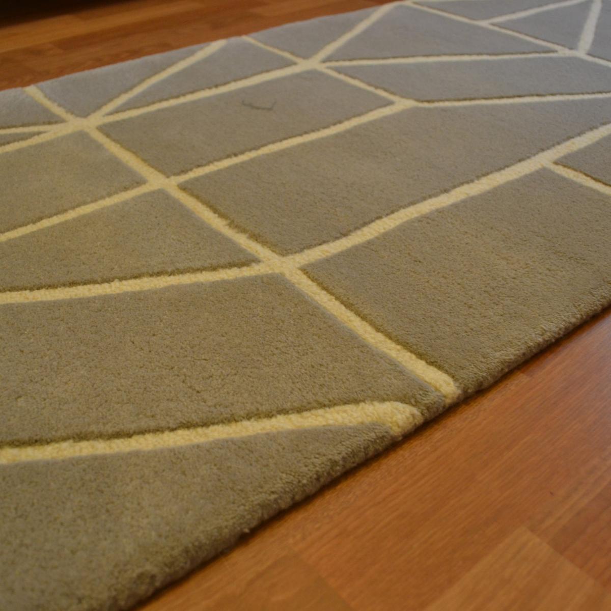 Viso Geometric Hallway Runner Rugs in 24004 Steel Grey by Scion 67x230cm – image 3
