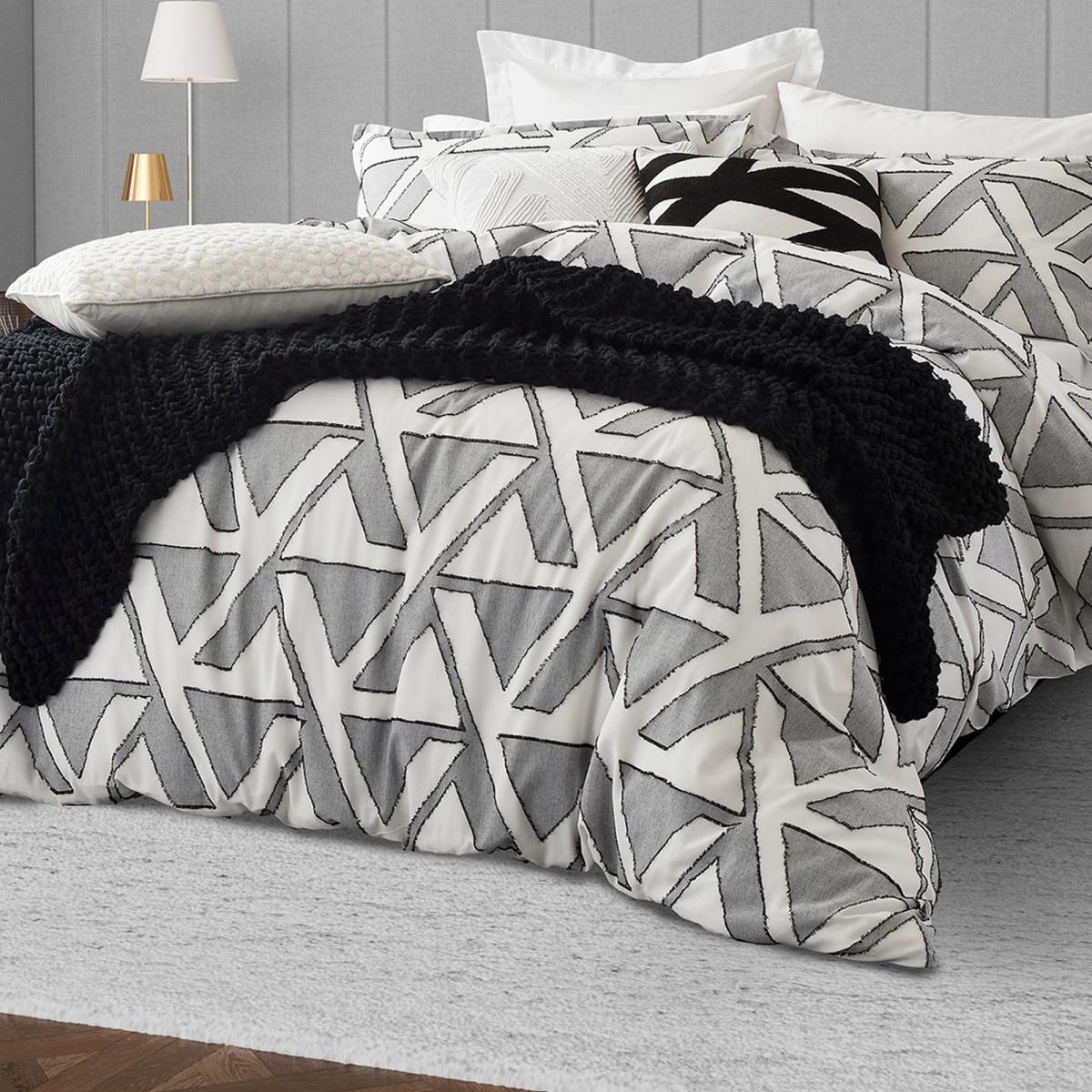 Nalu Alana Bedding by Nicole Scherzinger in White & Black 74x48cm – image 3