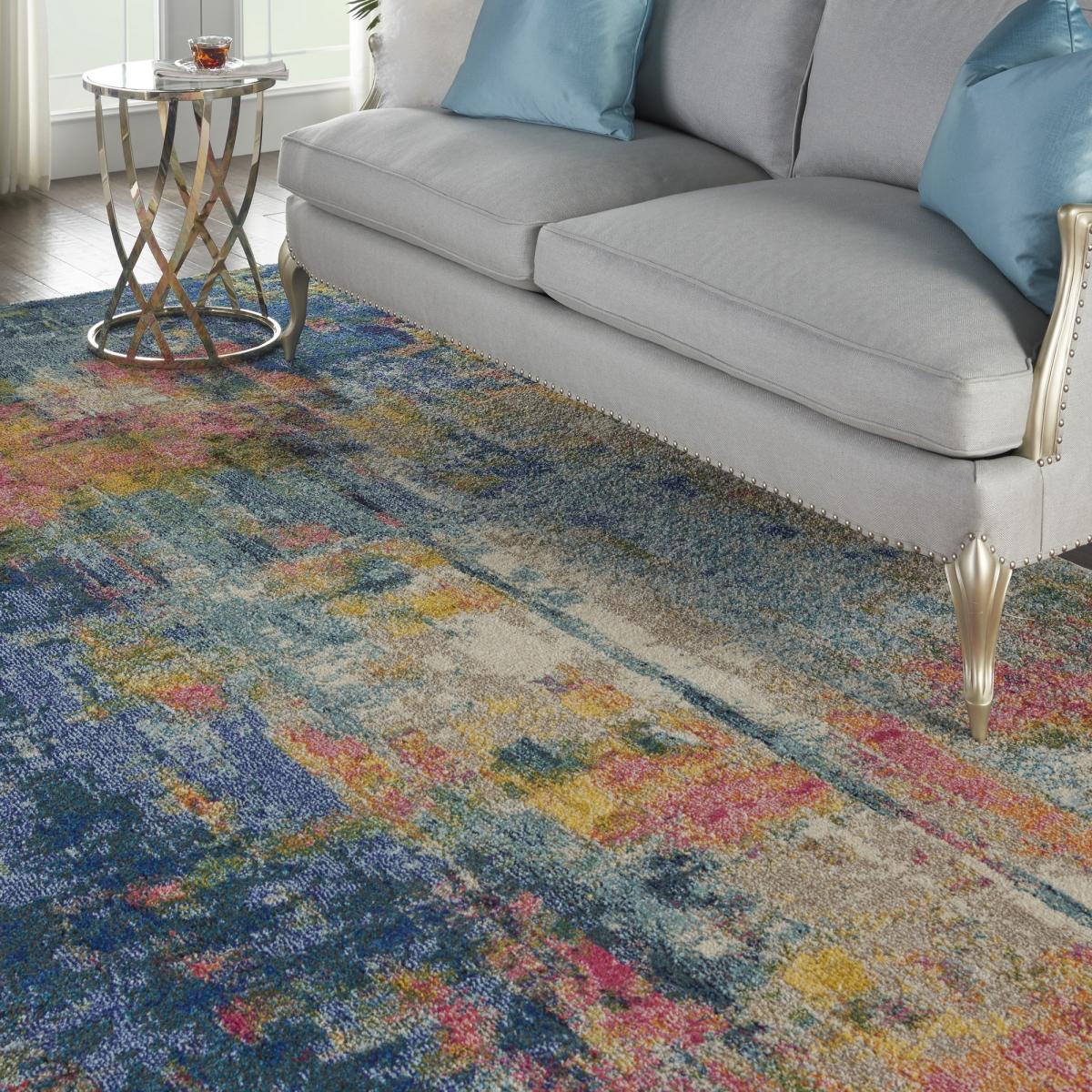 Celestial Modern Abstract Rugs CES09 Wave by Nourison 119x180cm – image 2