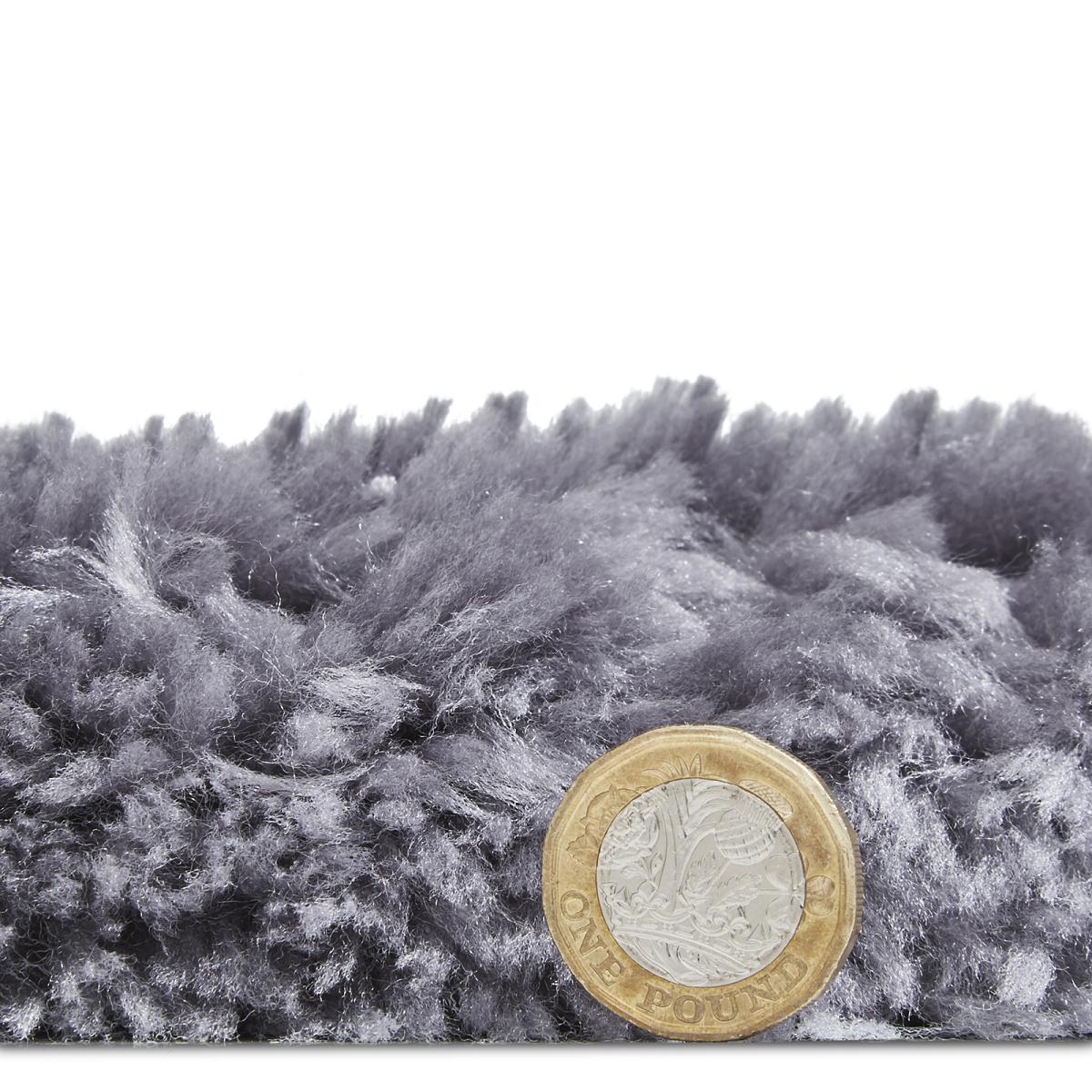 Morocco 3742 Boho Shaggy Rugs in Grey Cream 120x170cm – image 2